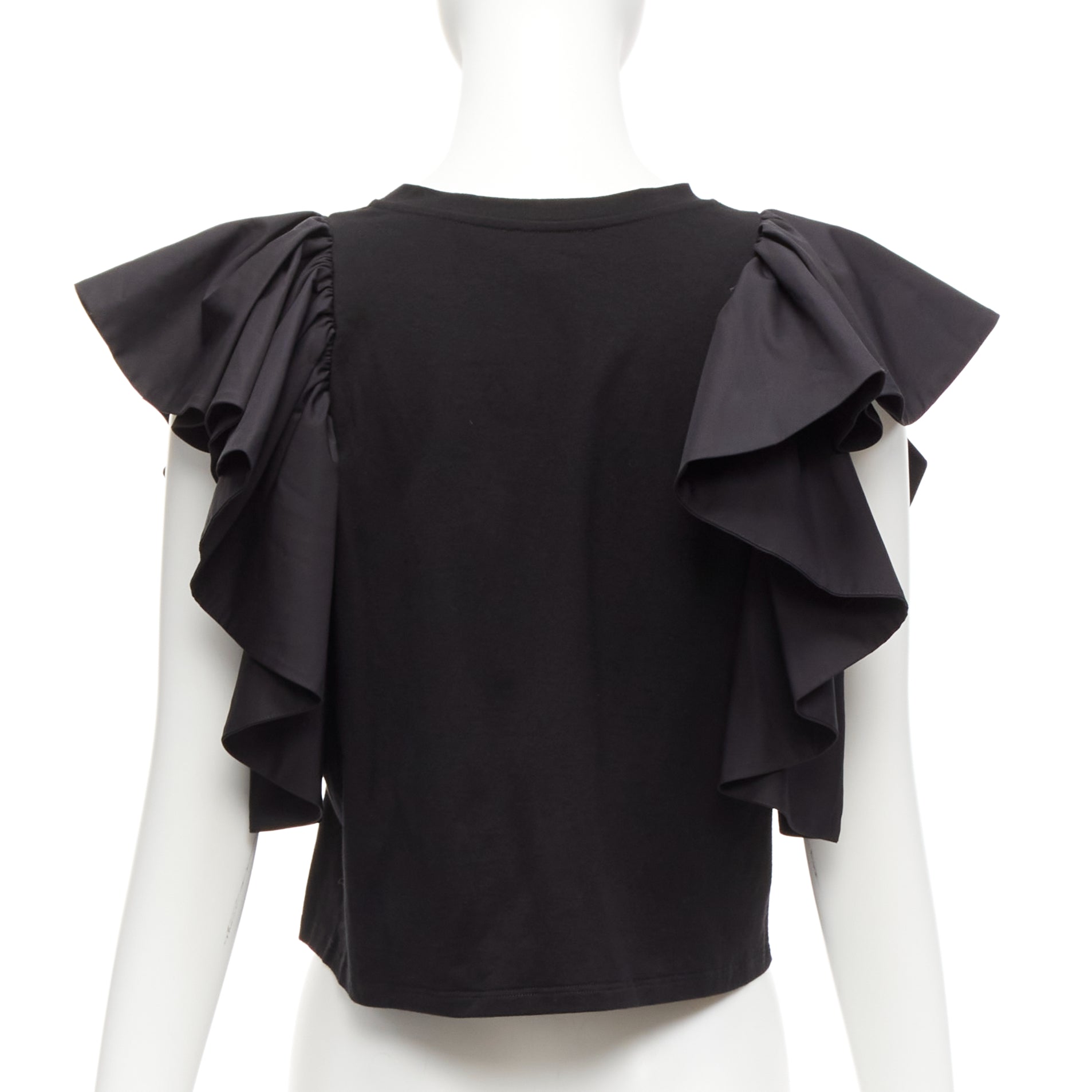 Alexander Mcqueen Ruffle Cap Shirt - Side view