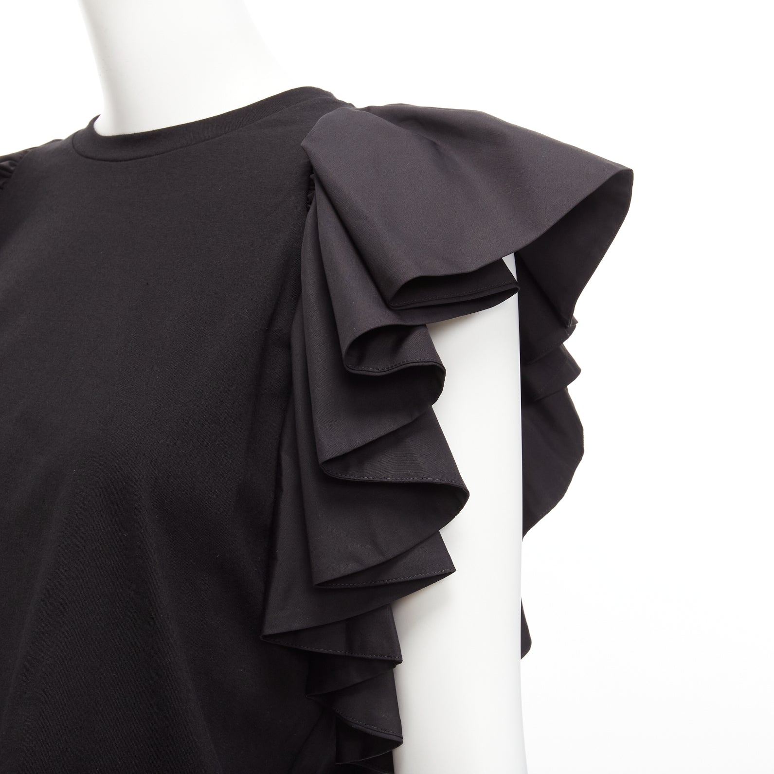 Alexander Mcqueen Ruffle Cap Shirt - Detail 2