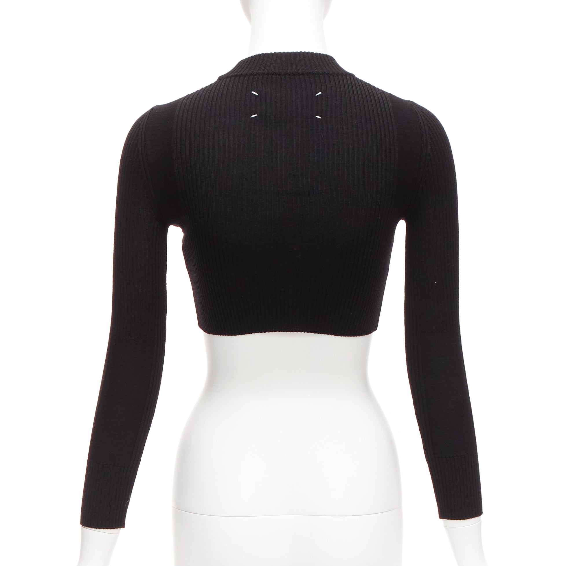 Maison Martin Margiela Ribbed Sock Crop Top - Side view