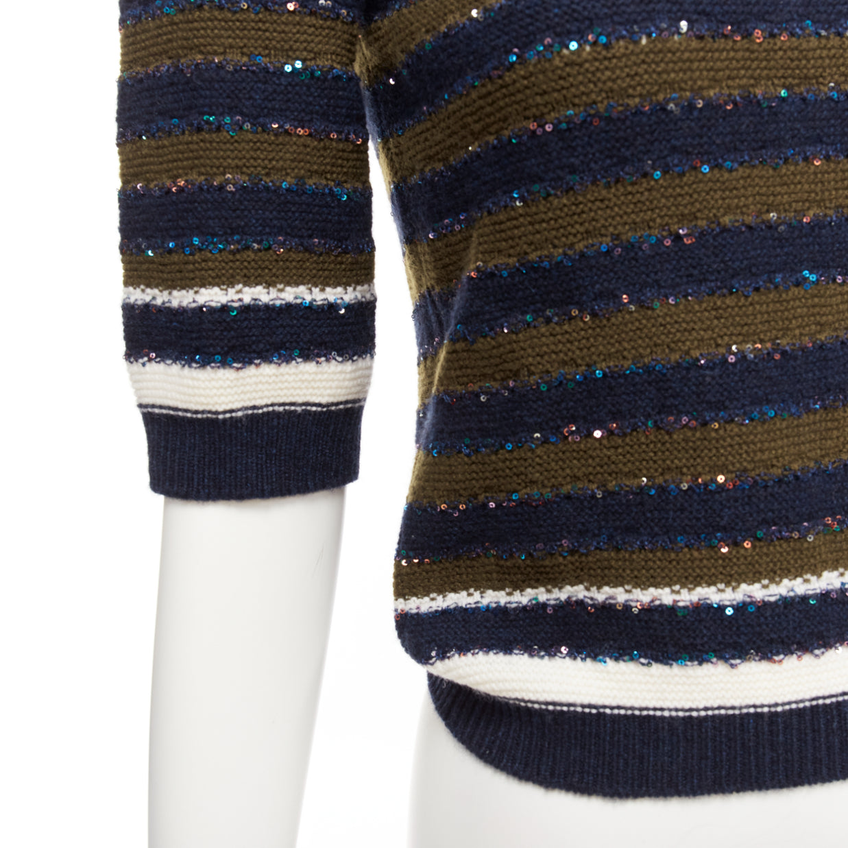 Chanel Sequin Stripe Sweater - Detail 2