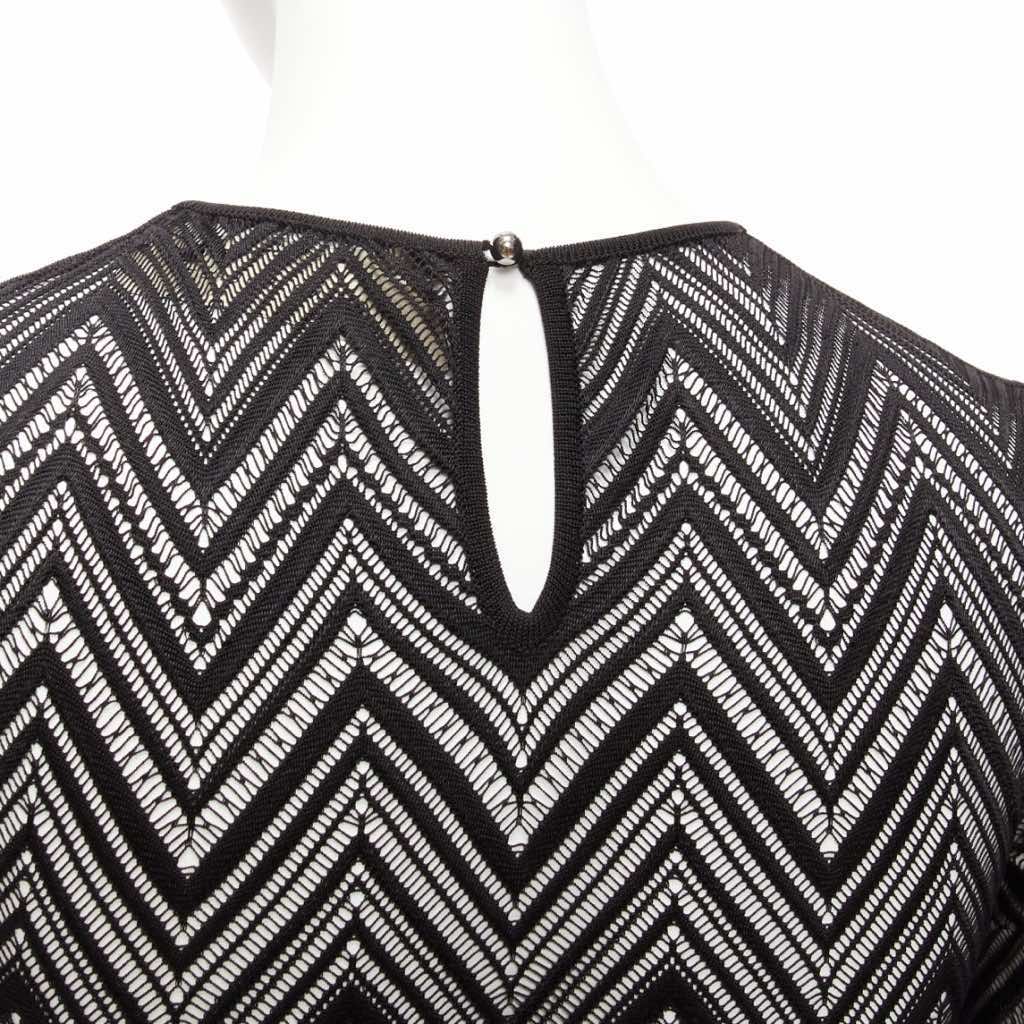Roland Mouret Chevron Lace Bodysuit - Detail 2