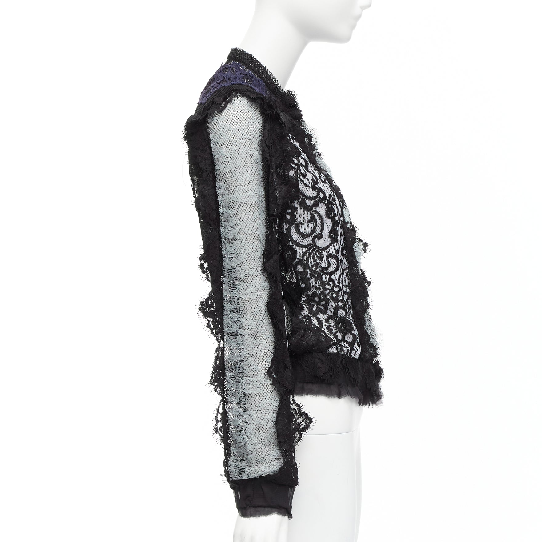 Lanvin Lace Sheer Jacket - Side view