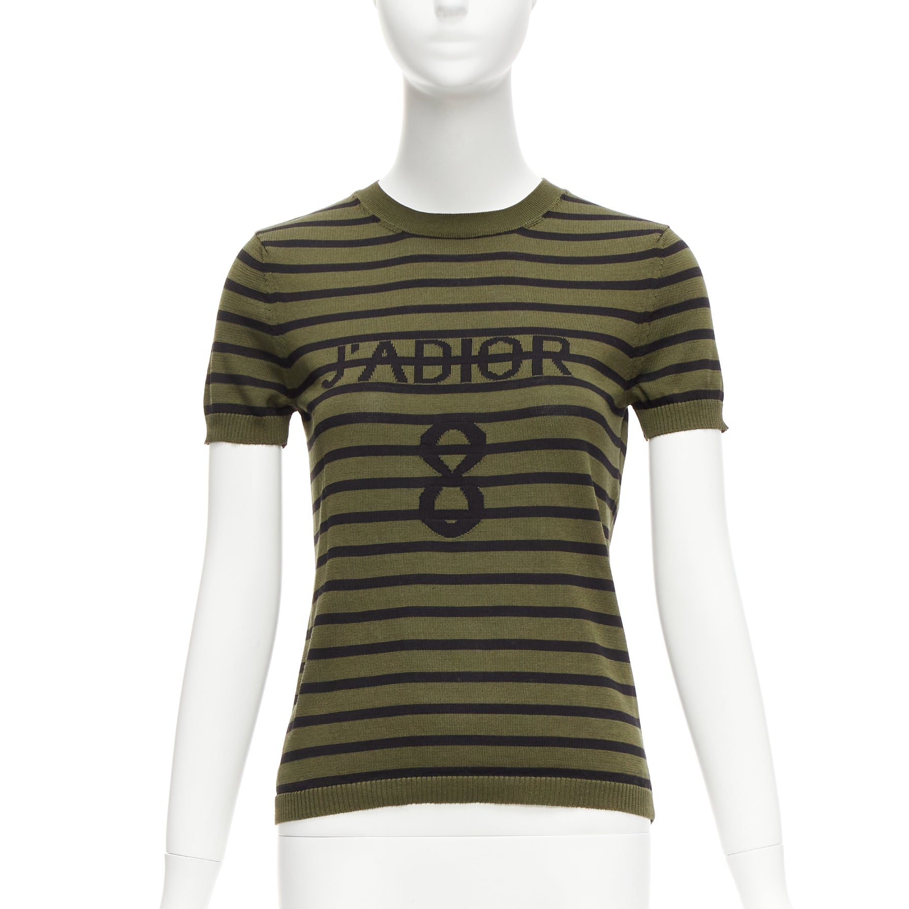 Dior Stripe Silk Top