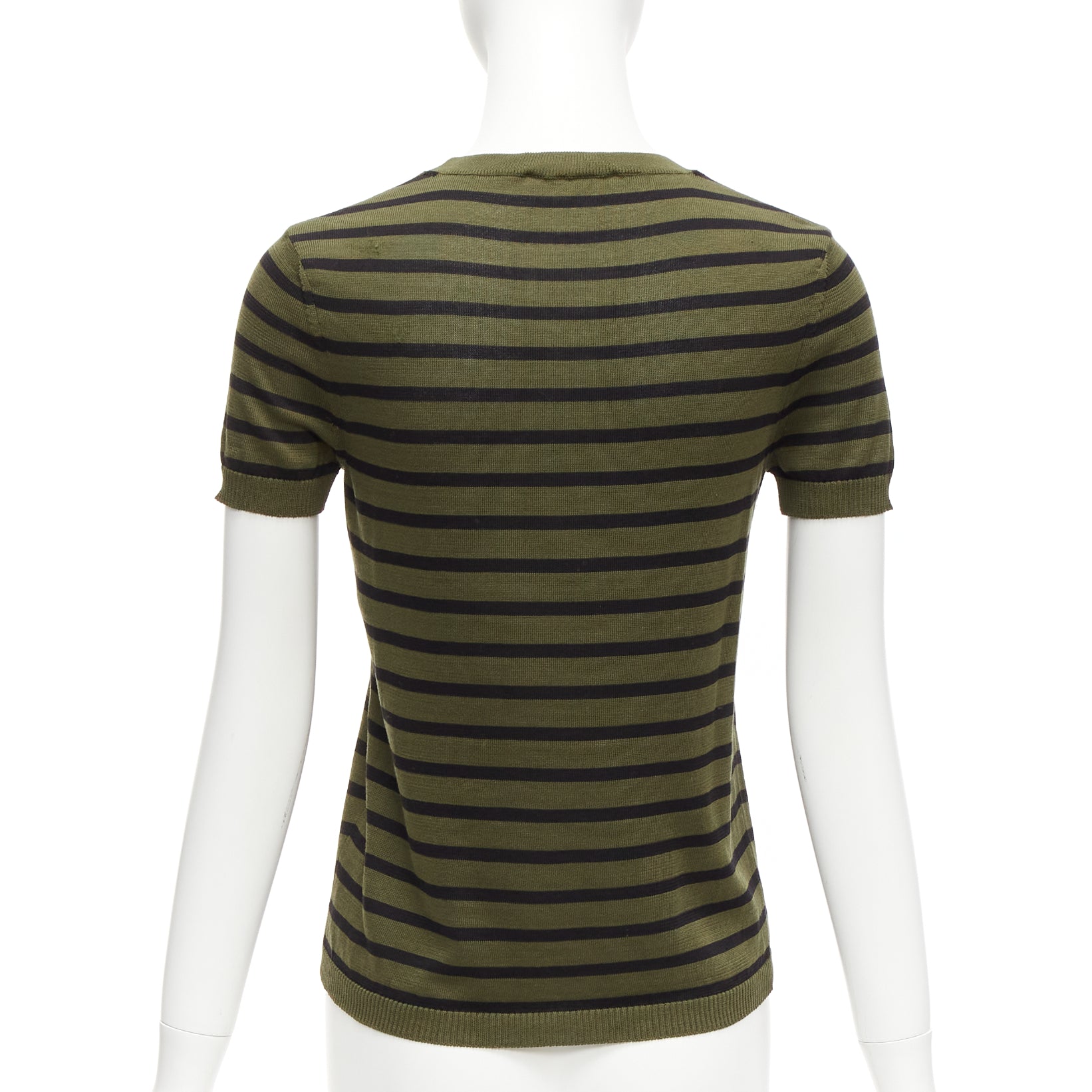 Dior Stripe Silk Top - Side view