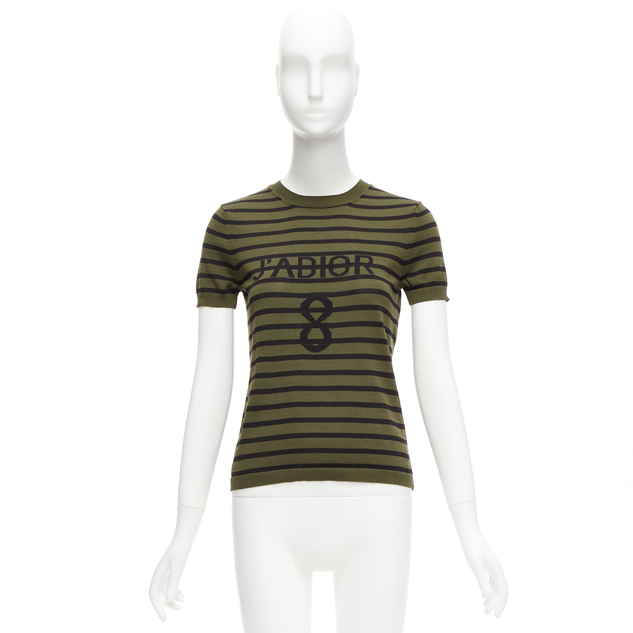 Dior Stripe Silk Top - Image 11