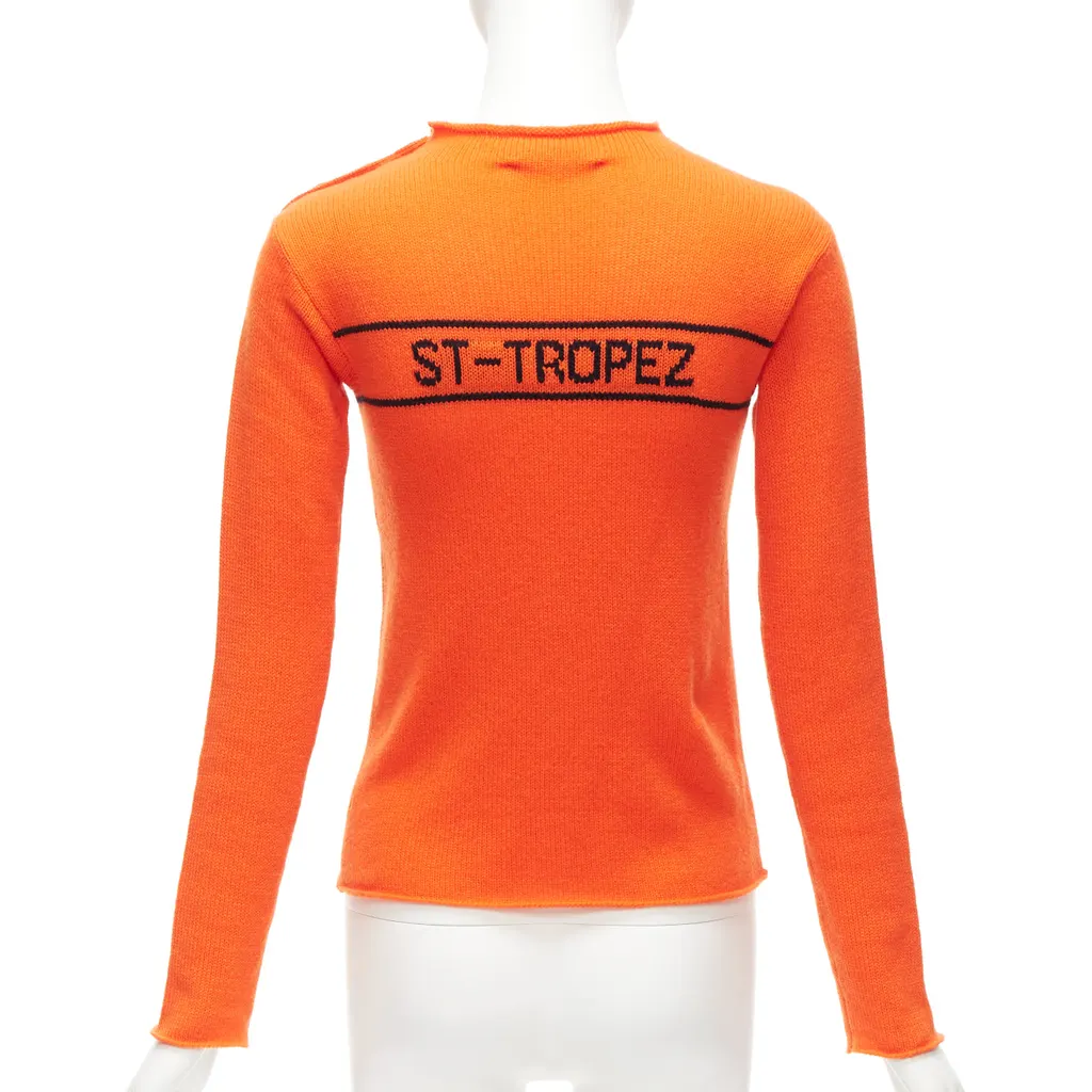 Dior Orange Star Sweater Orange Cashmere Never worn - Box View