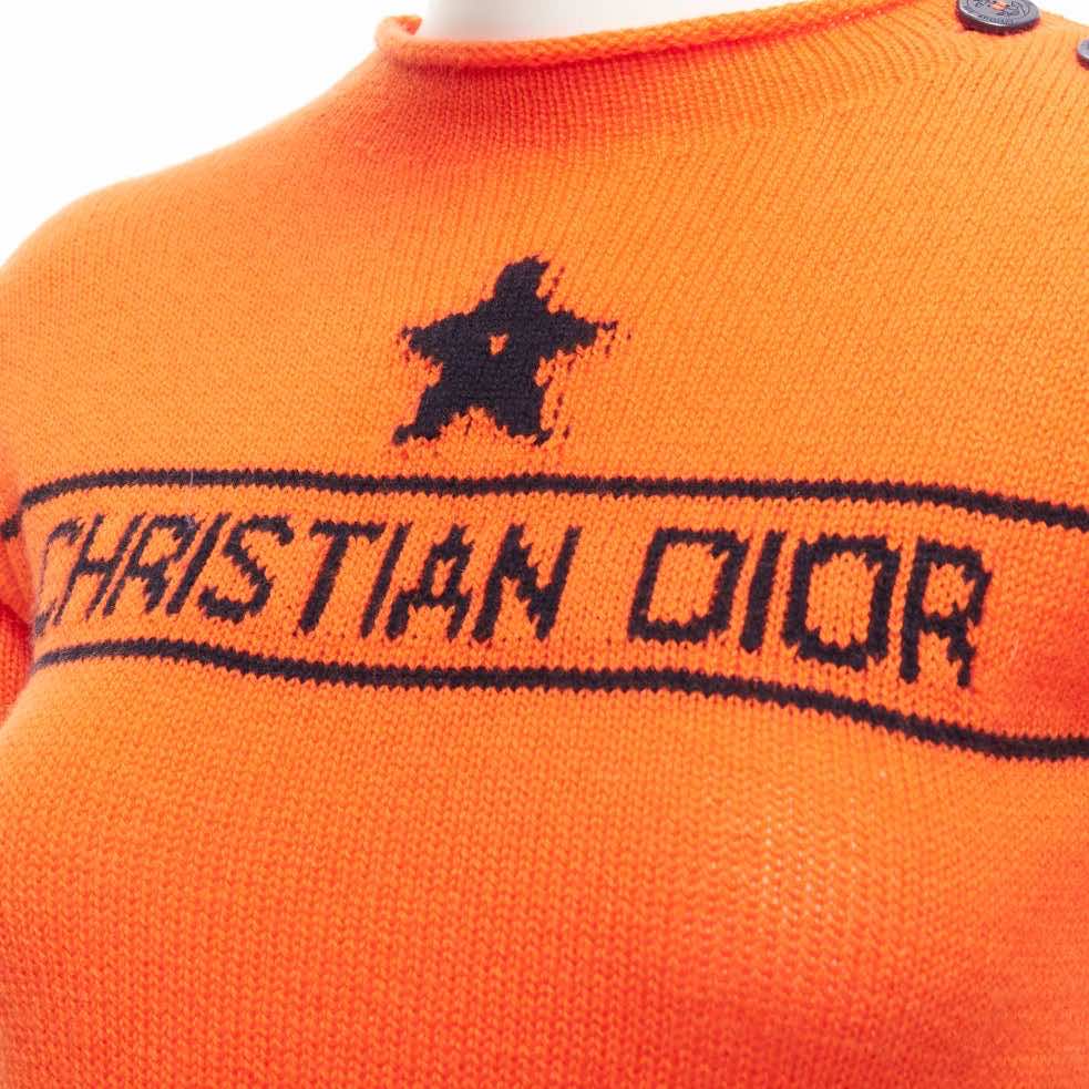 Dior Orange Star Sweater - Detail 2