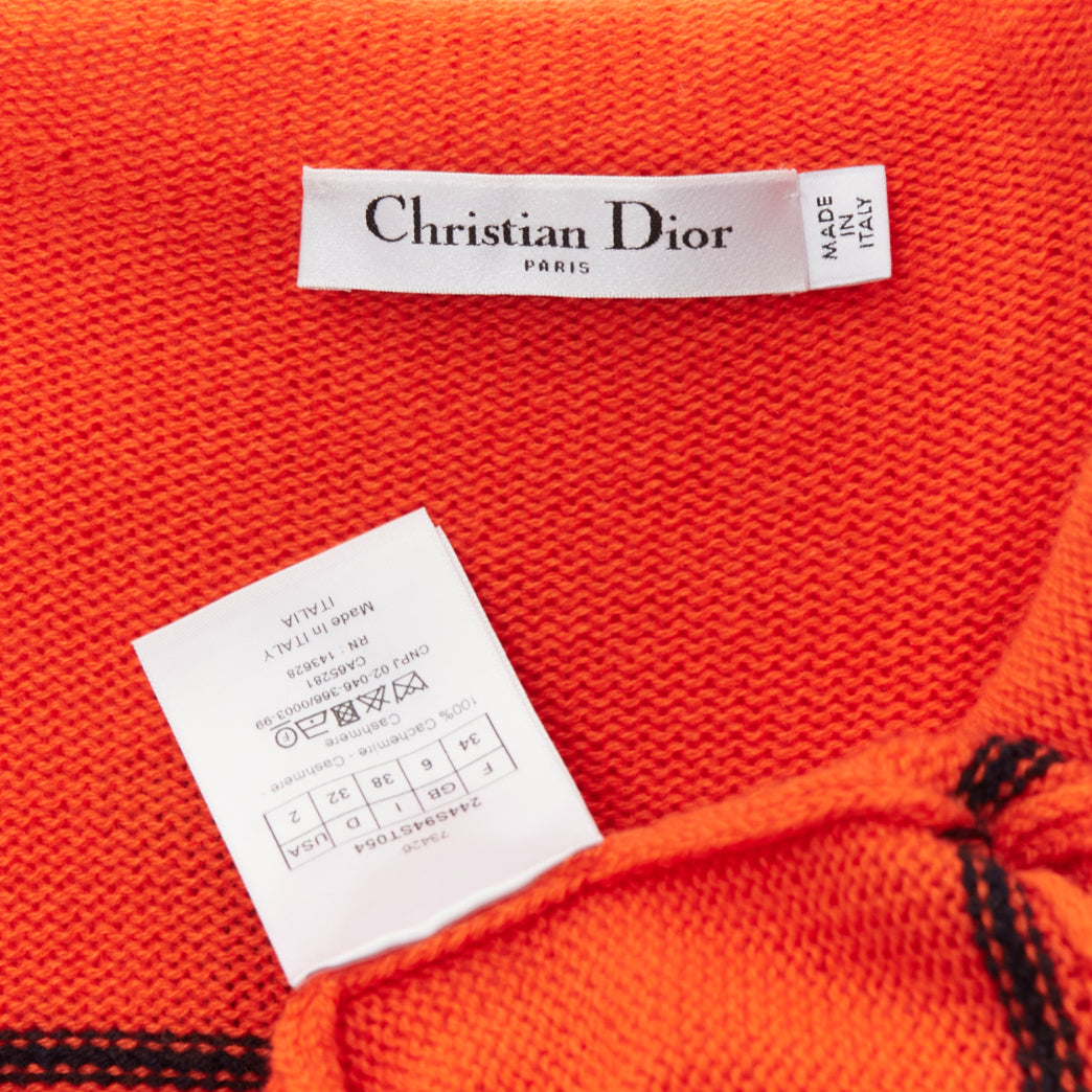 Dior Orange Star Sweater - Image 10