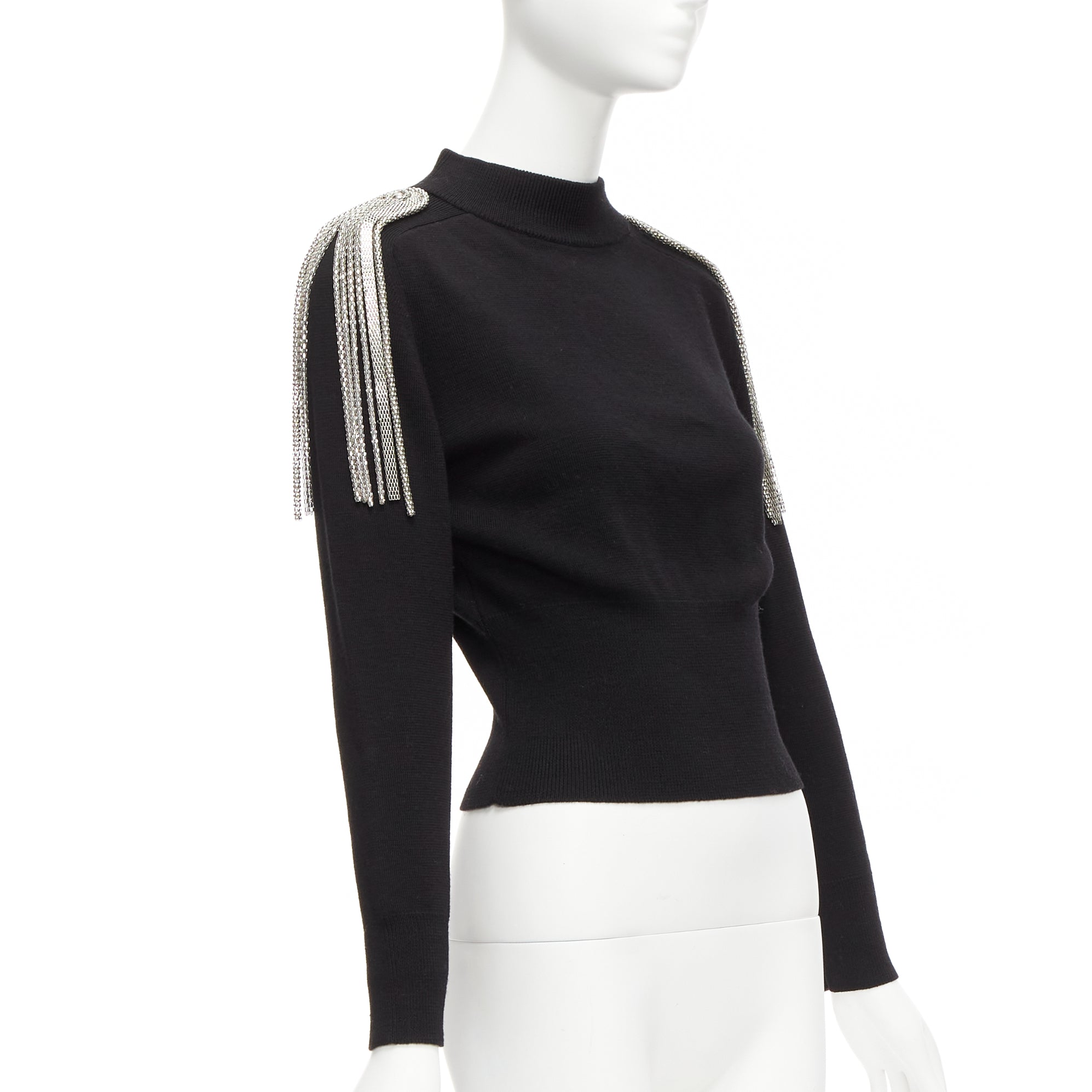Christopher Kane Chain Shoulder Sweater - Image 6