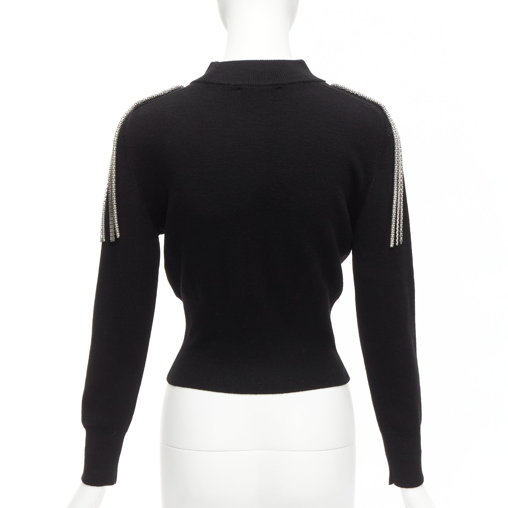 Christopher Kane Chain Shoulder Sweater - Side view