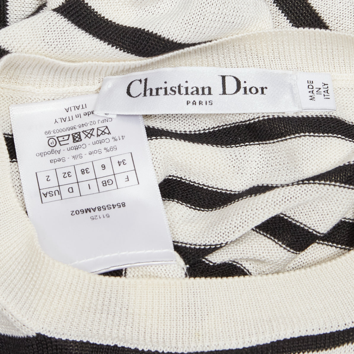 Dior J'Adior Stripe Sweater - Image 11