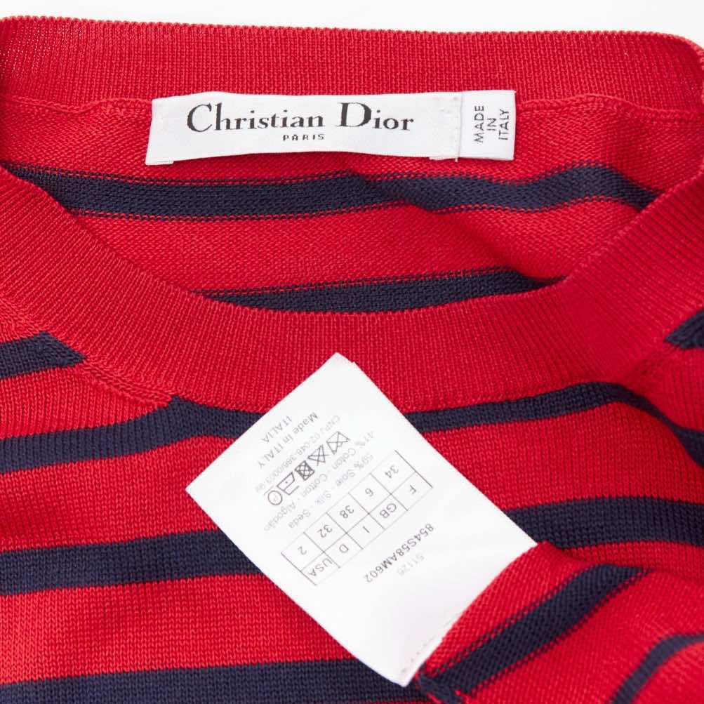 Dior Striped Silk Sweater - Image 10