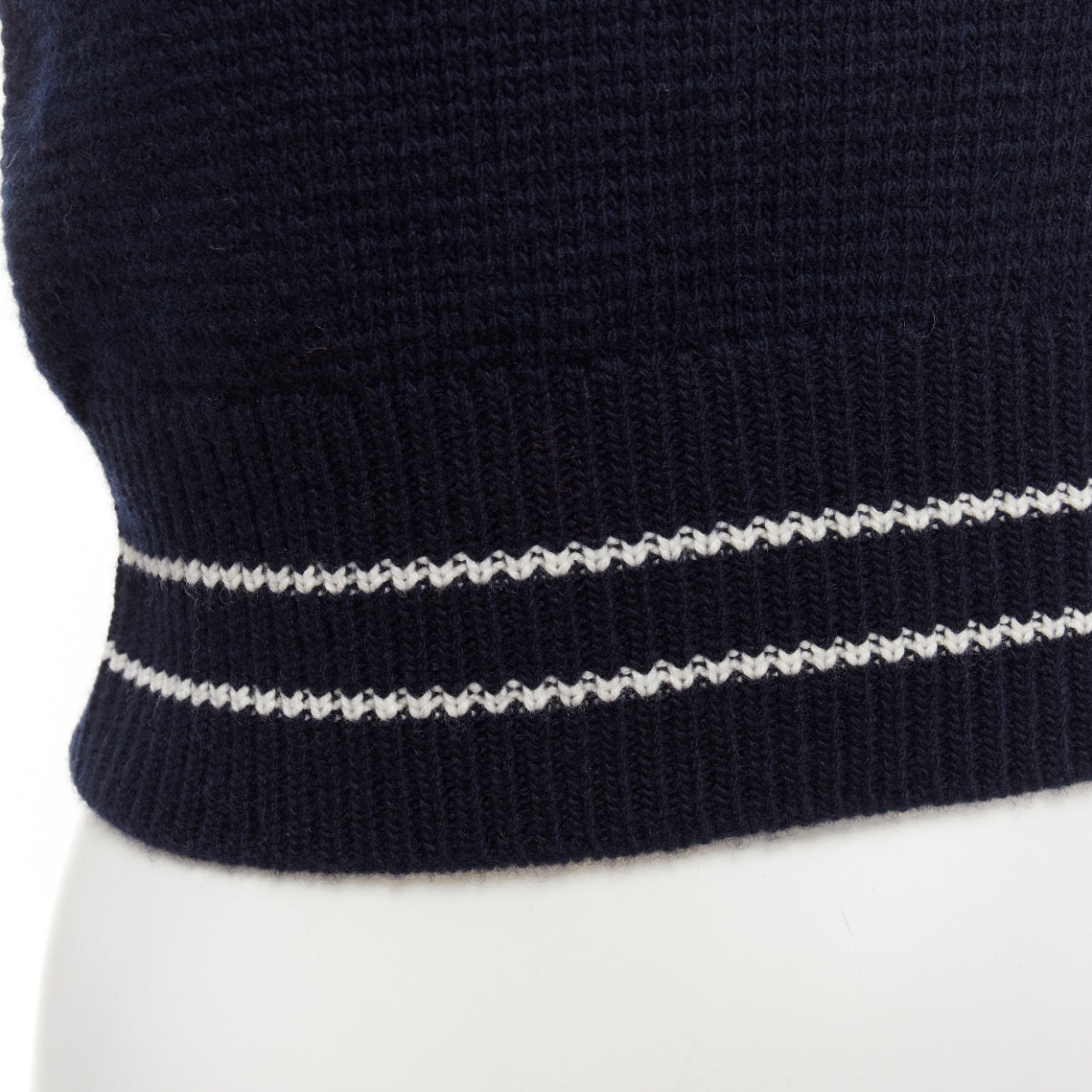 Dior Navy Puff Sweater - Detail 2