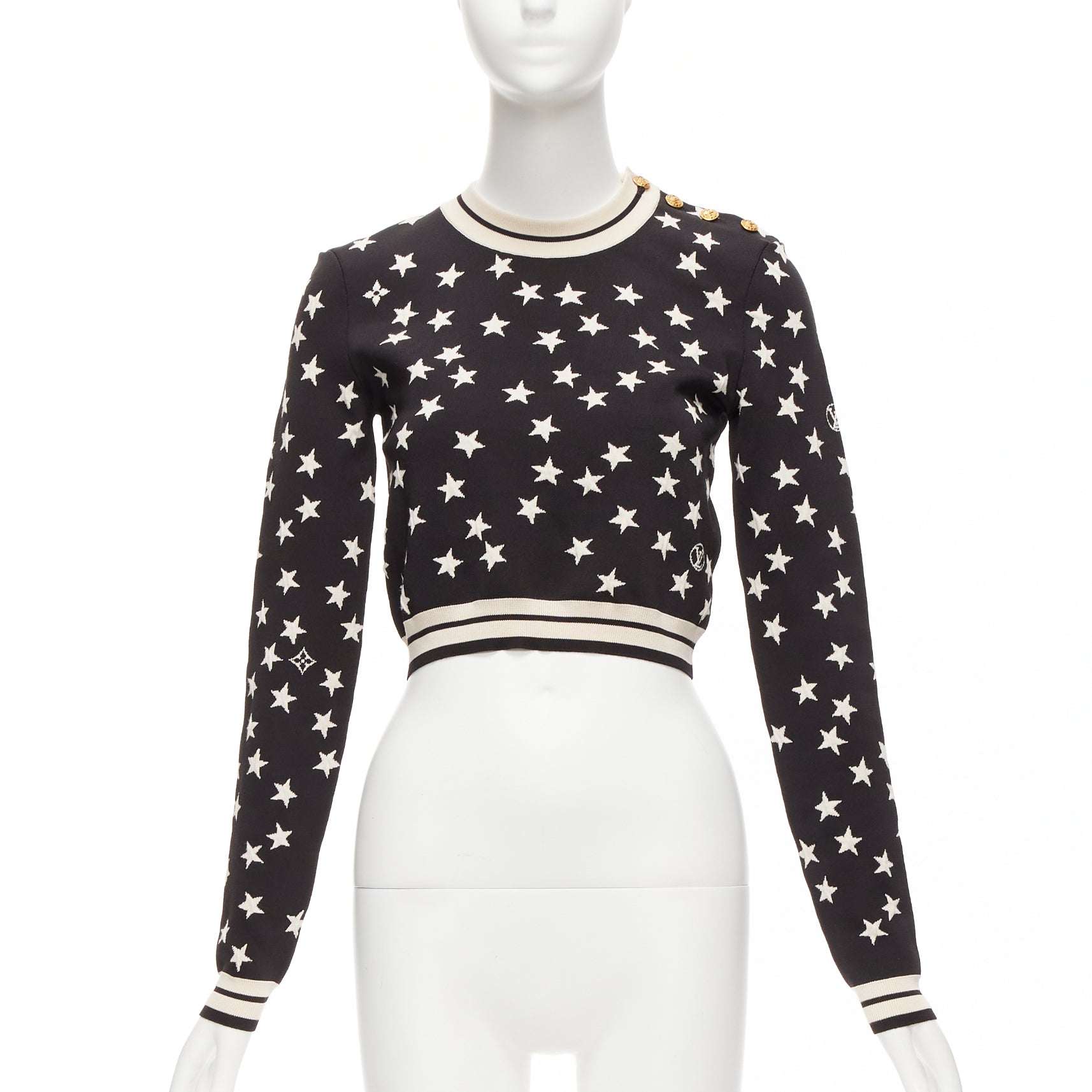 Louis Vuitton Star LV Crop Sweater