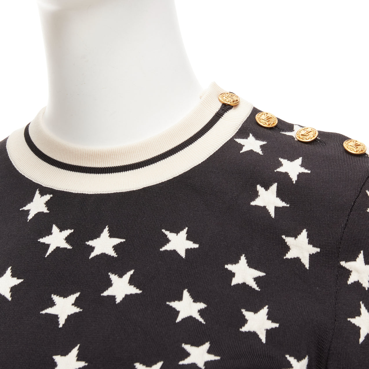 Louis Vuitton Star LV Crop Sweater - Detail 2