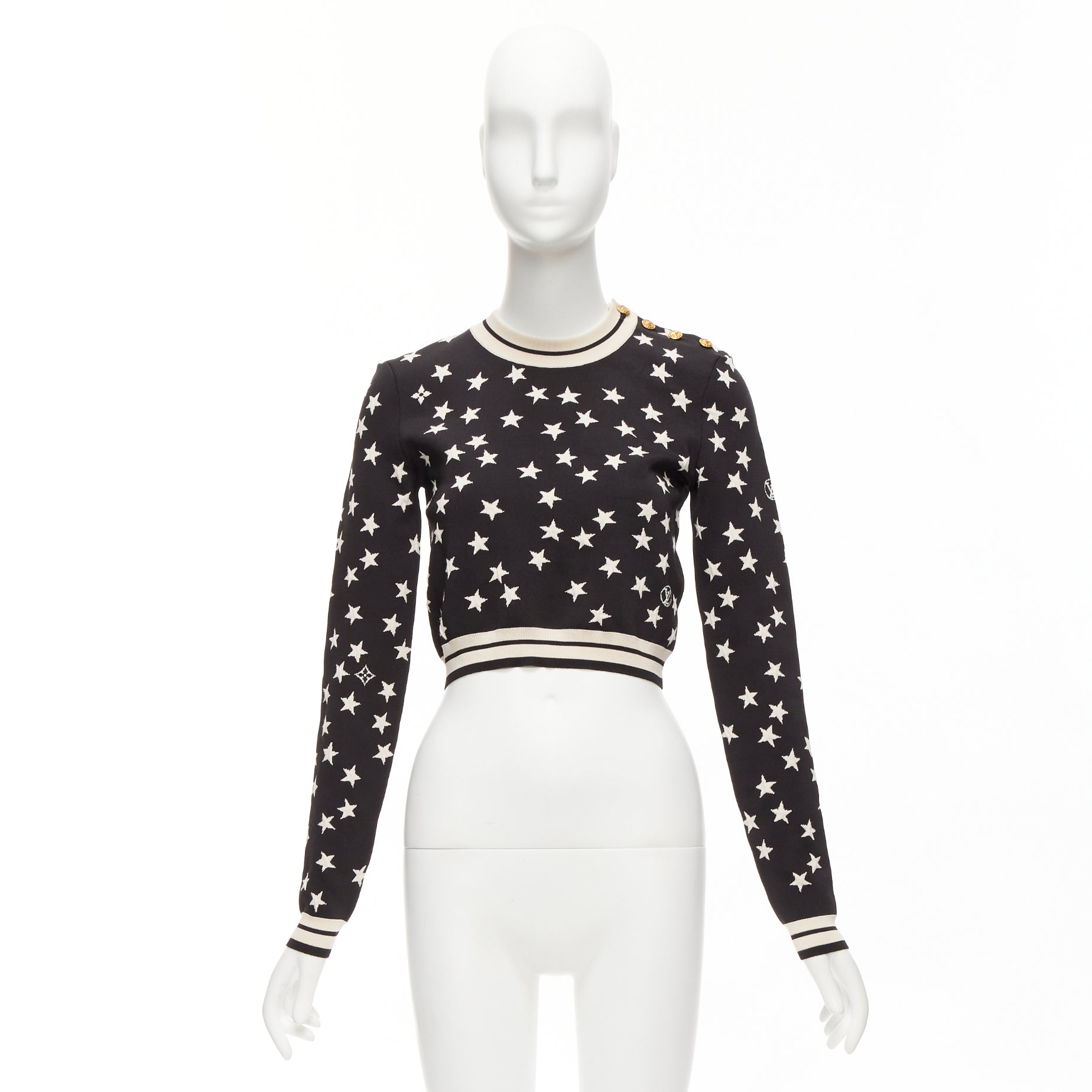Louis Vuitton Star LV Crop Sweater - Image 11