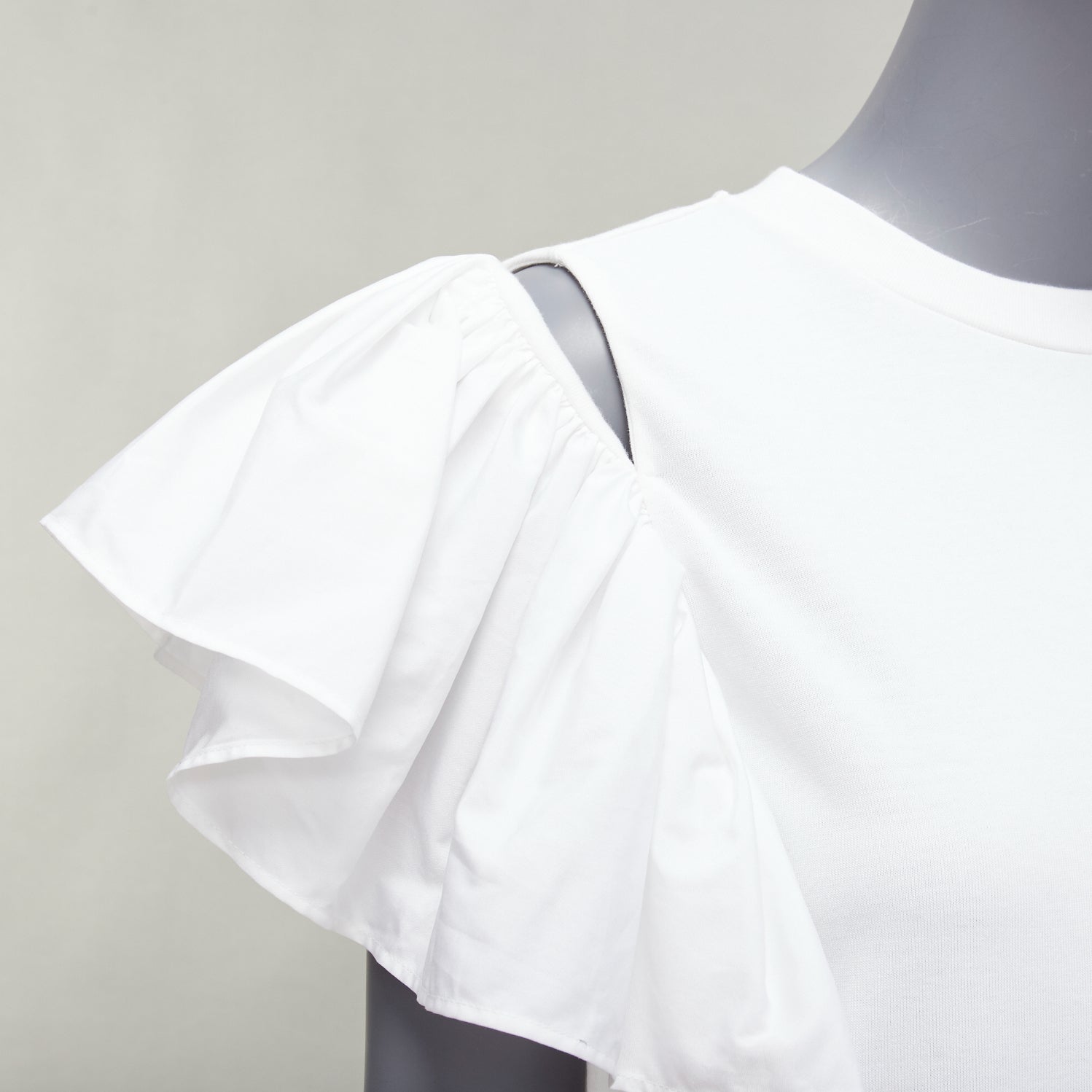 Alexander Mcqueen Ruffled Flared Dress - Back view