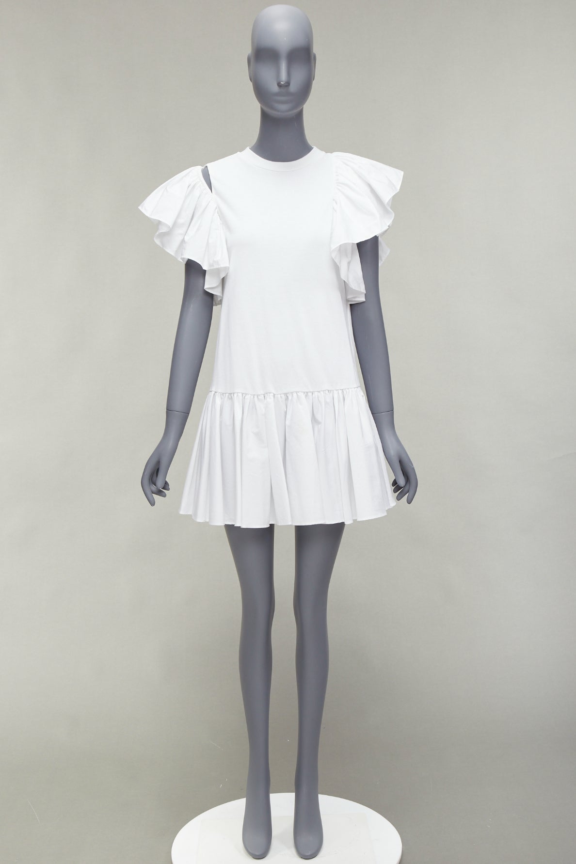 Alexander Mcqueen Ruffled Flared Dress - Image 11