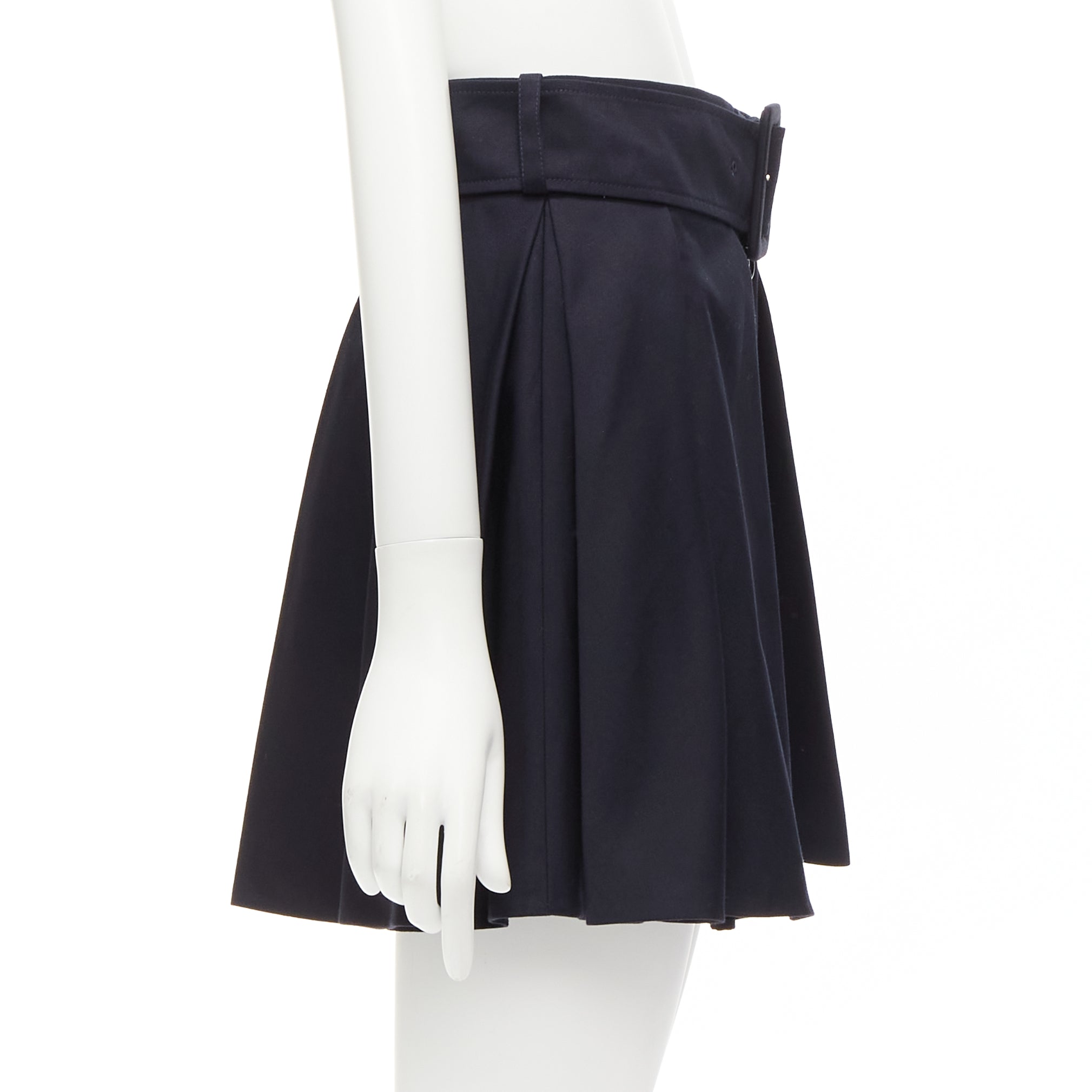 Patou Box Pleat Mini Skirt - 4