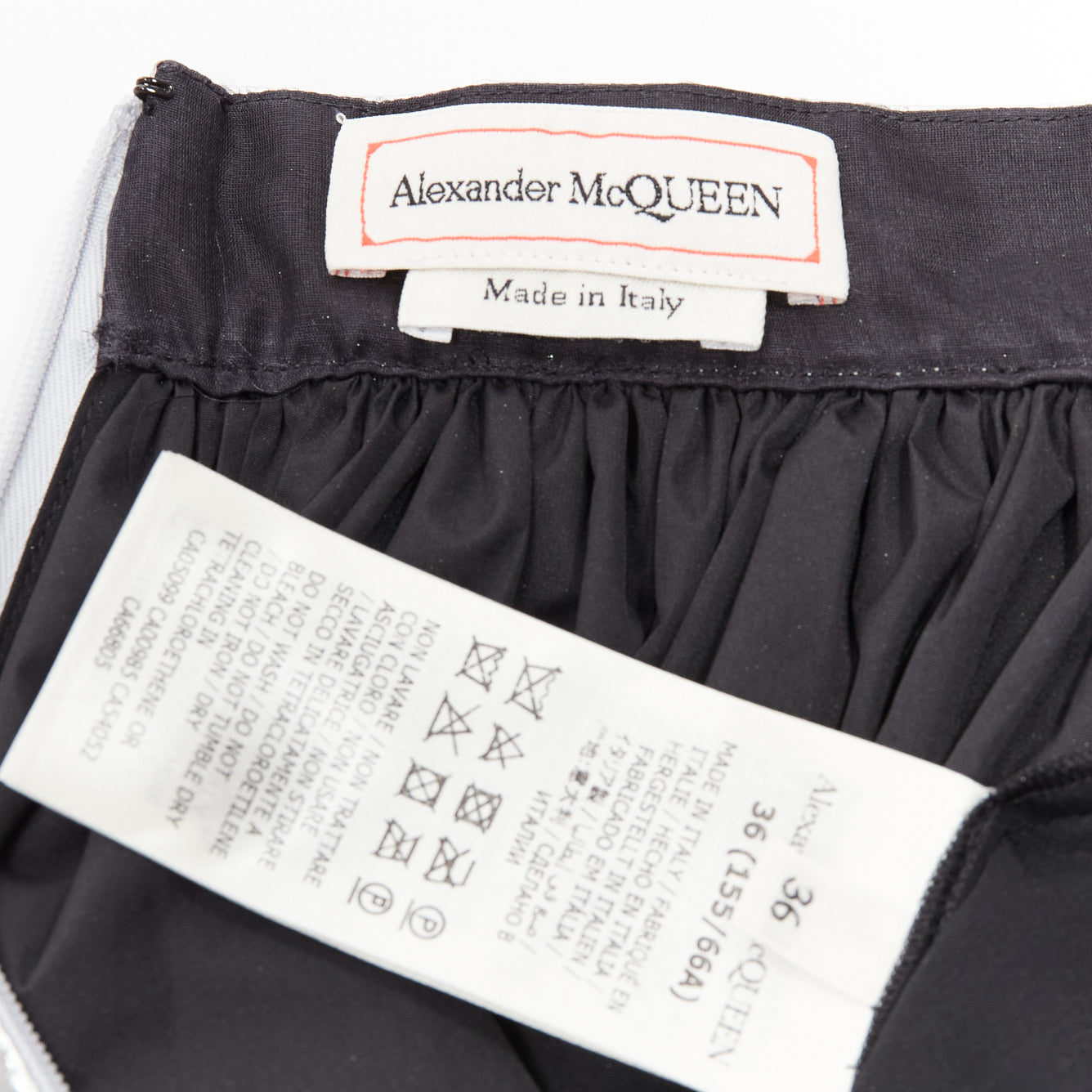 Alexander Mcqueen Silver Circle Skirt - Image 10