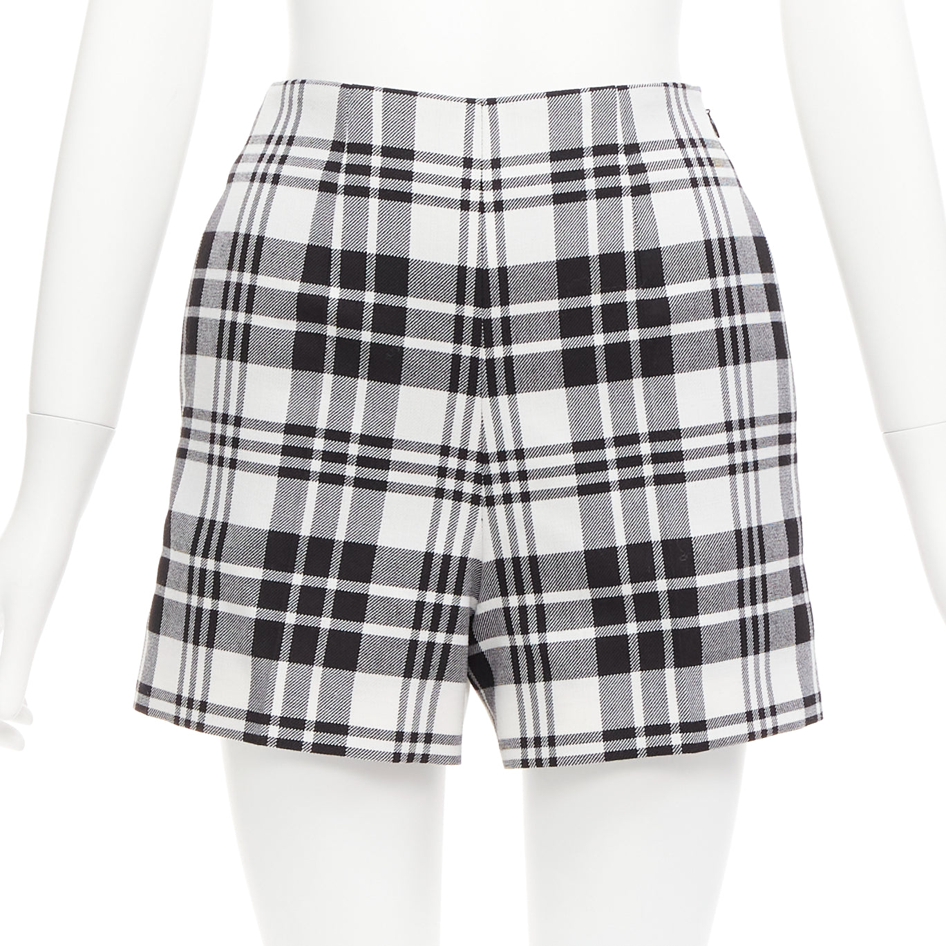 Dior Checked Wool Shorts