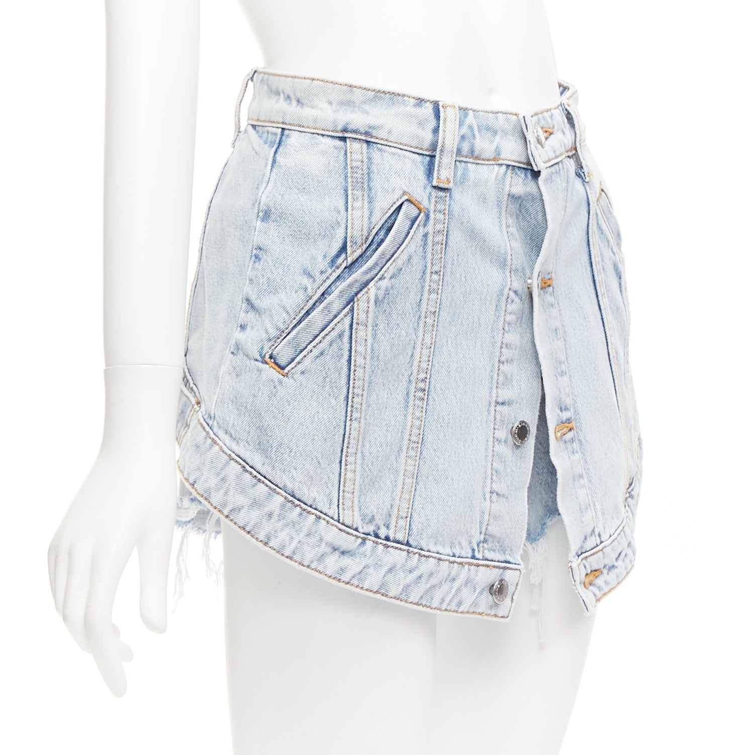 Alexander Wang Cutaway Skort Shorts - Image 6