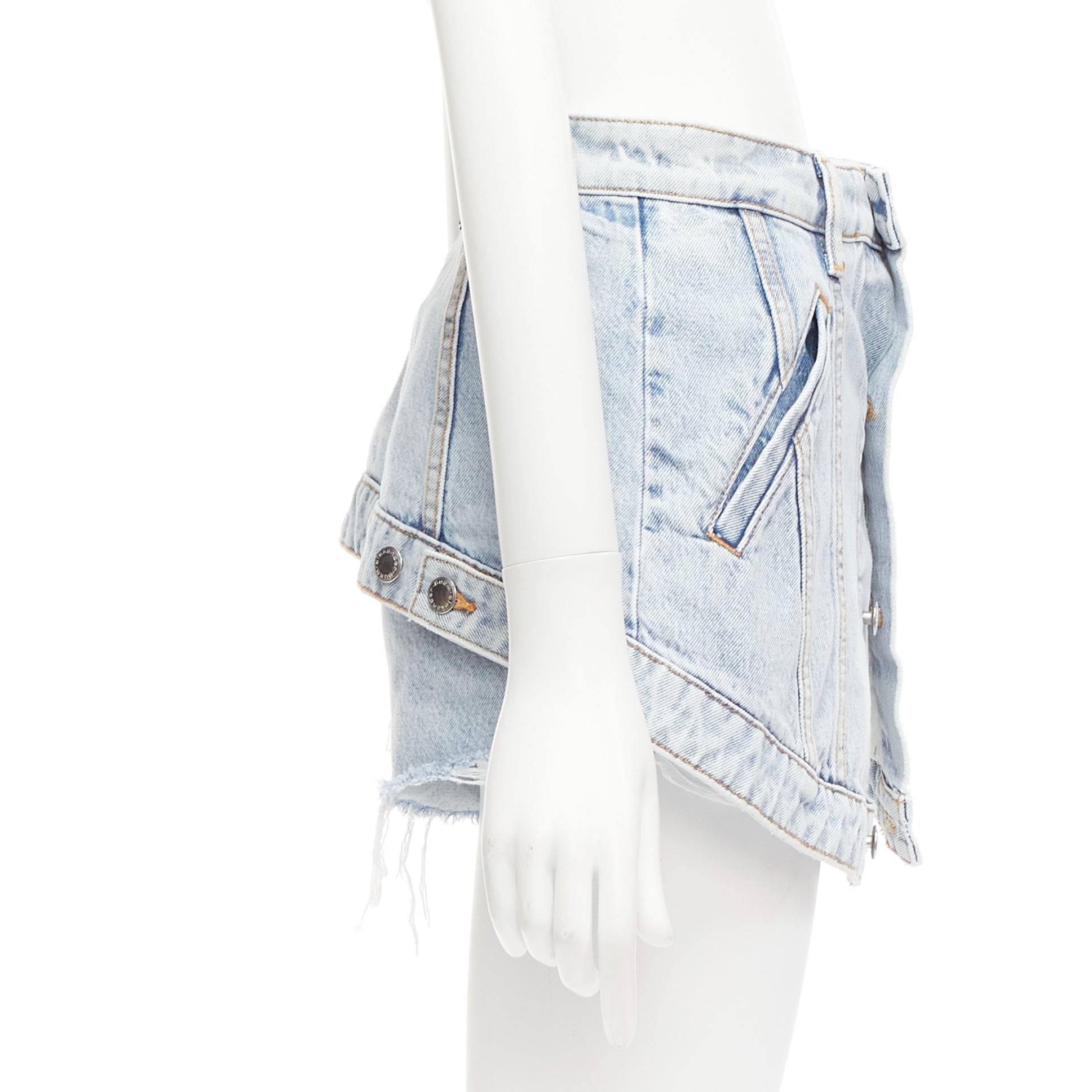 Alexander Wang Cutaway Skort Shorts - 4