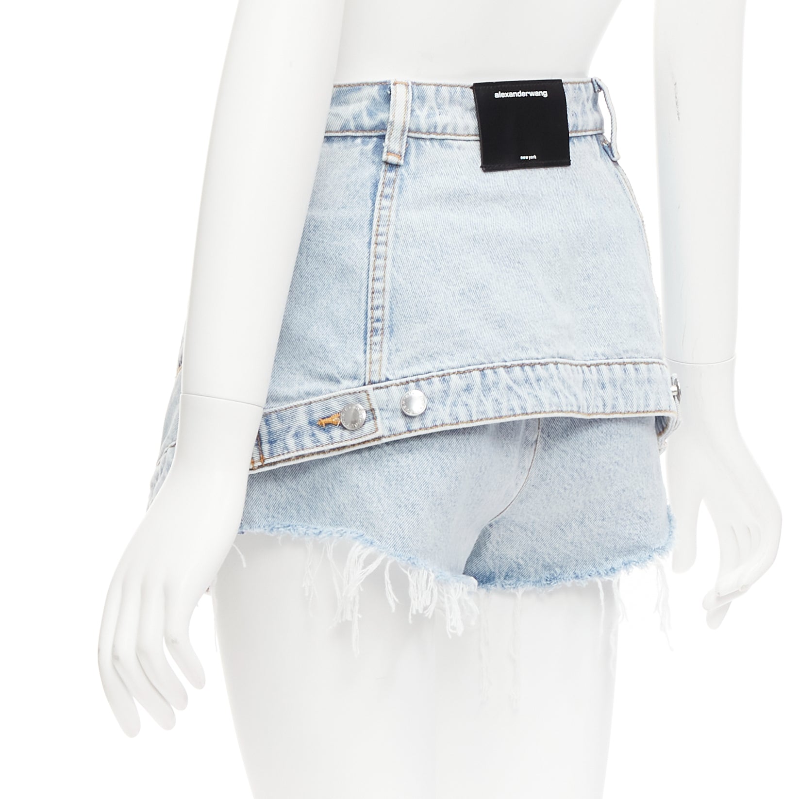 Alexander Wang Cutaway Skort Shorts - Side view