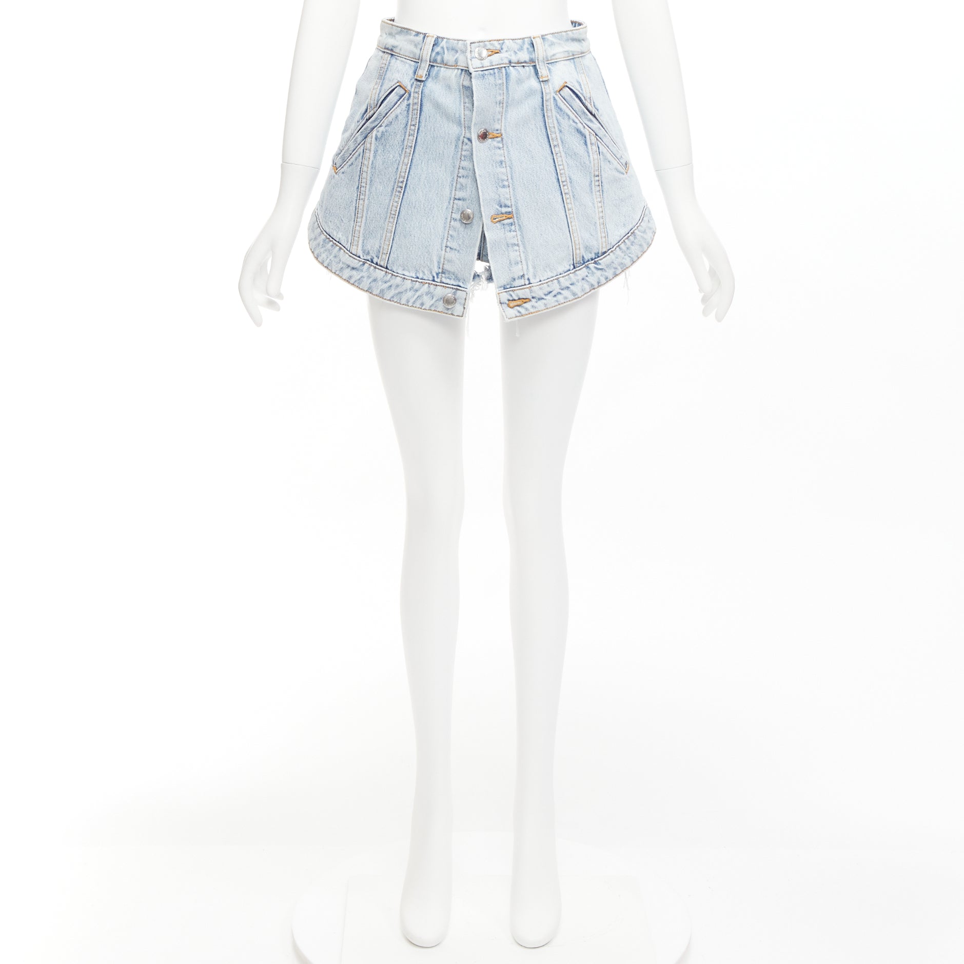 Alexander Wang Cutaway Skort Shorts - Image 11
