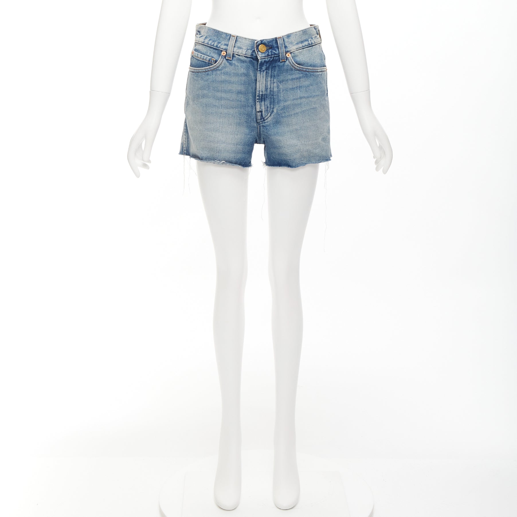 Gucci Graffiti Denim Shorts - Image 11