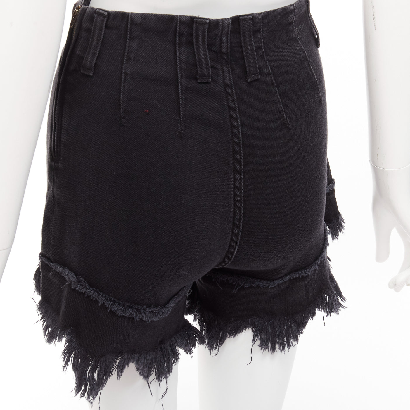 Philosophy Di Alberta Ferretti Frayed Flutter Shorts - Back view
