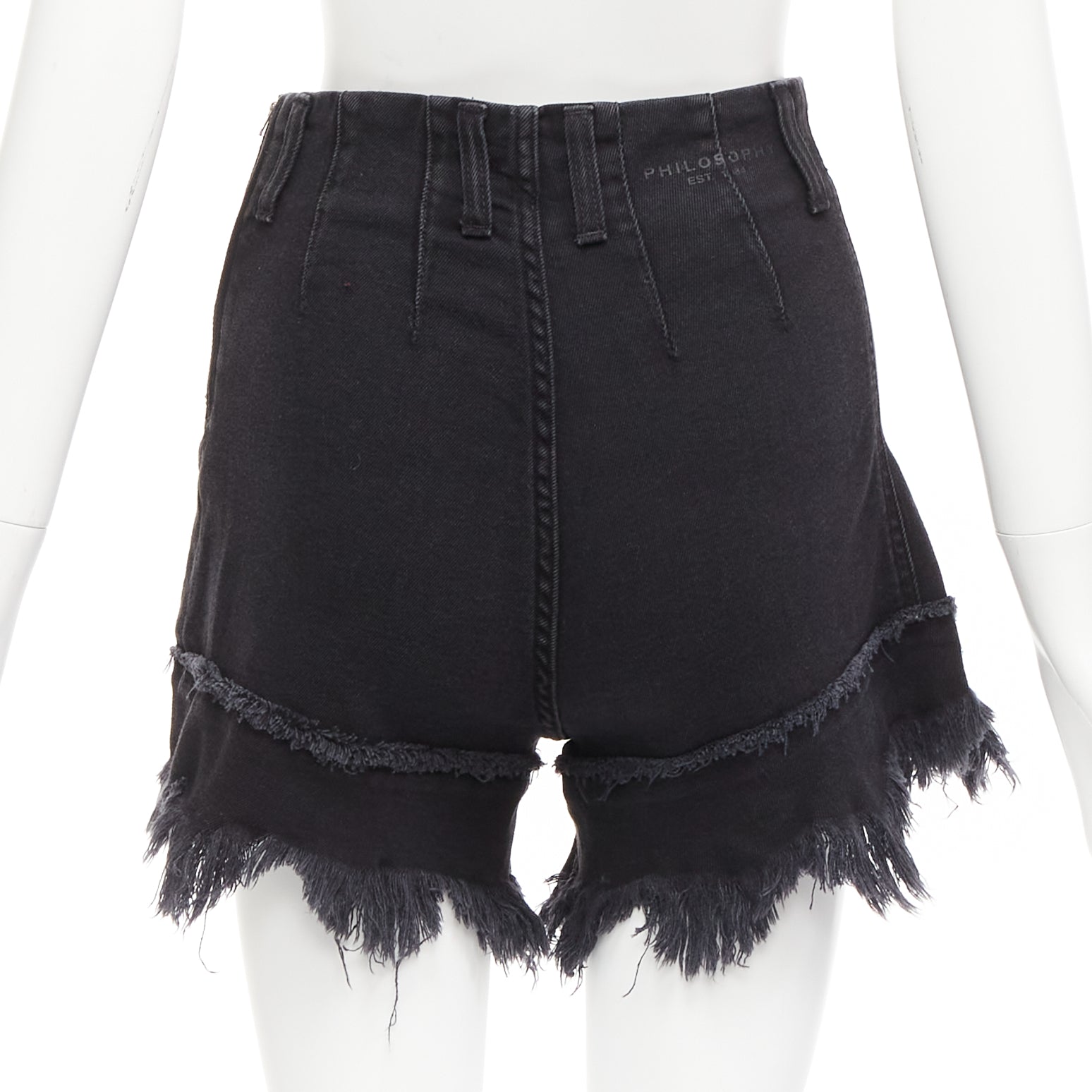 Philosophy Di Alberta Ferretti Frayed Flutter Shorts - Side view