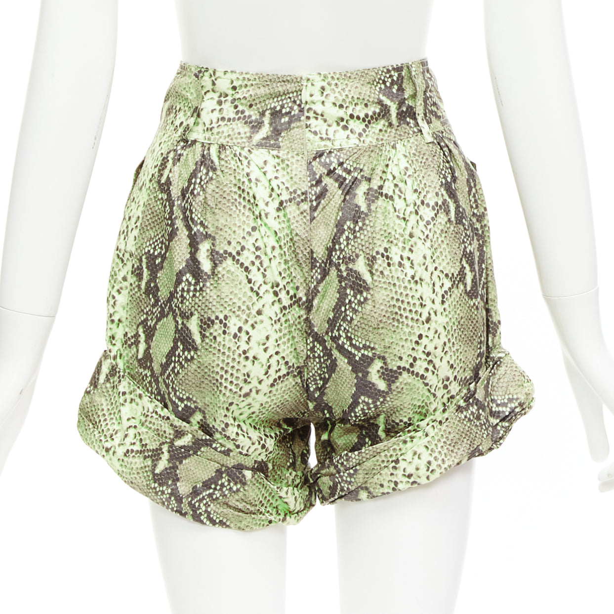 Philosophy Di Alberta Ferretti Paper Effect Shorts - Side view