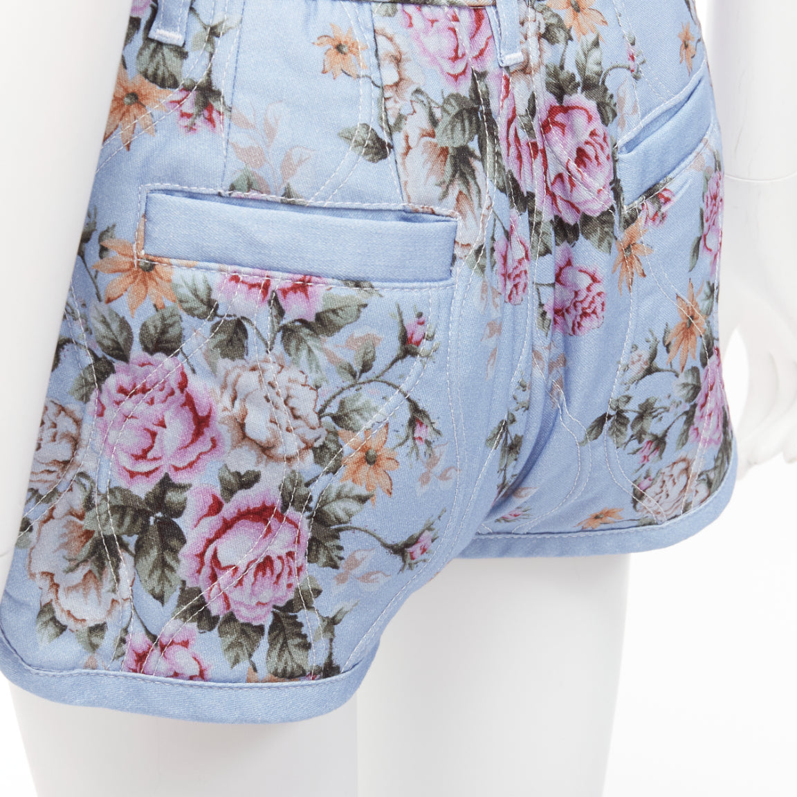 Dsquared2 Floral Bloomer Shorts - Back view