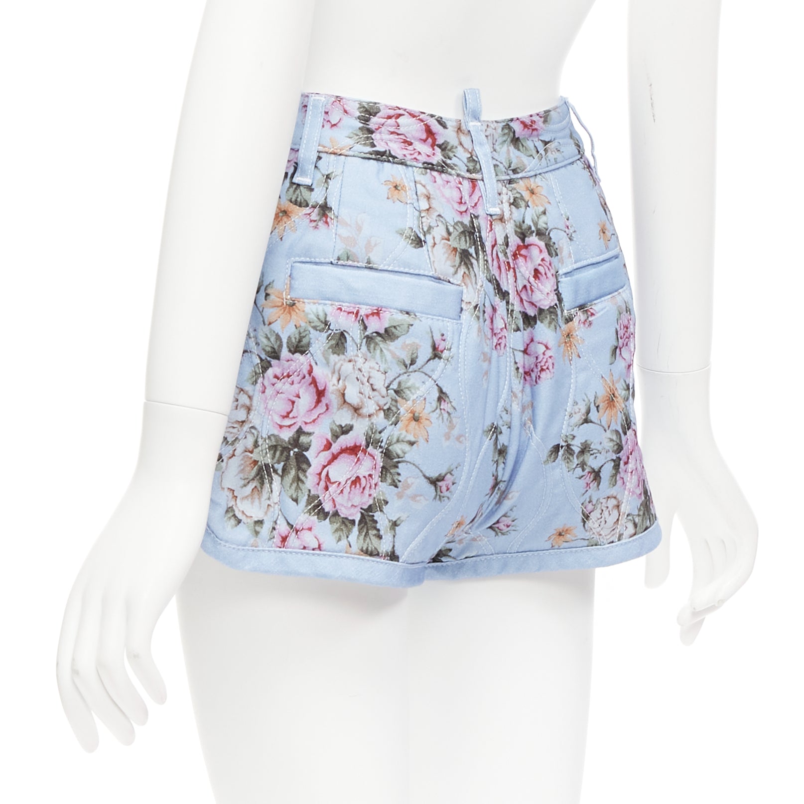 Dsquared2 Floral Bloomer Shorts - Detail 1