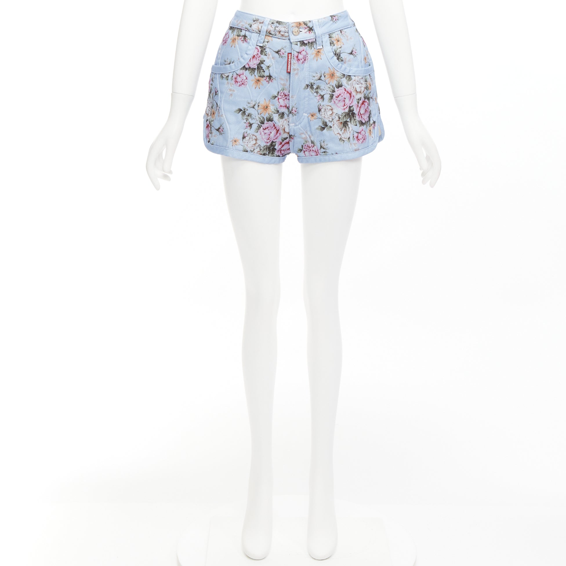 Dsquared2 Floral Bloomer Shorts - Image 11