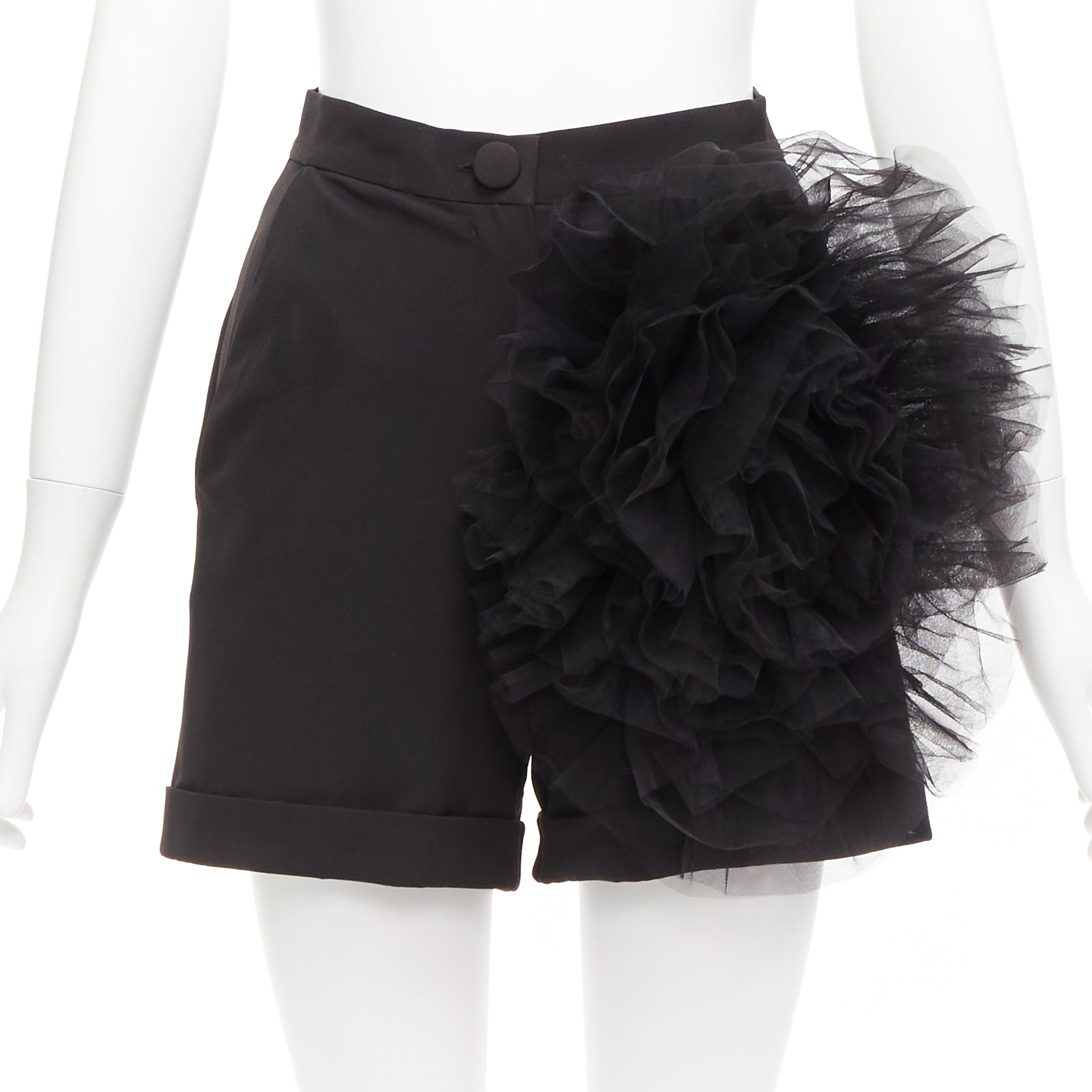 Loulou Tulle Flower Shorts