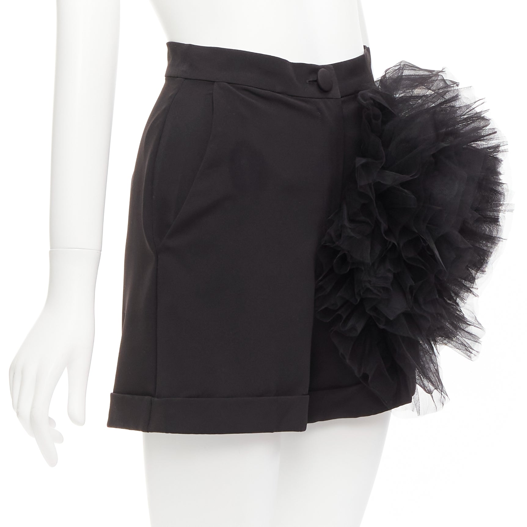 Loulou Tulle Flower Shorts - Image 6
