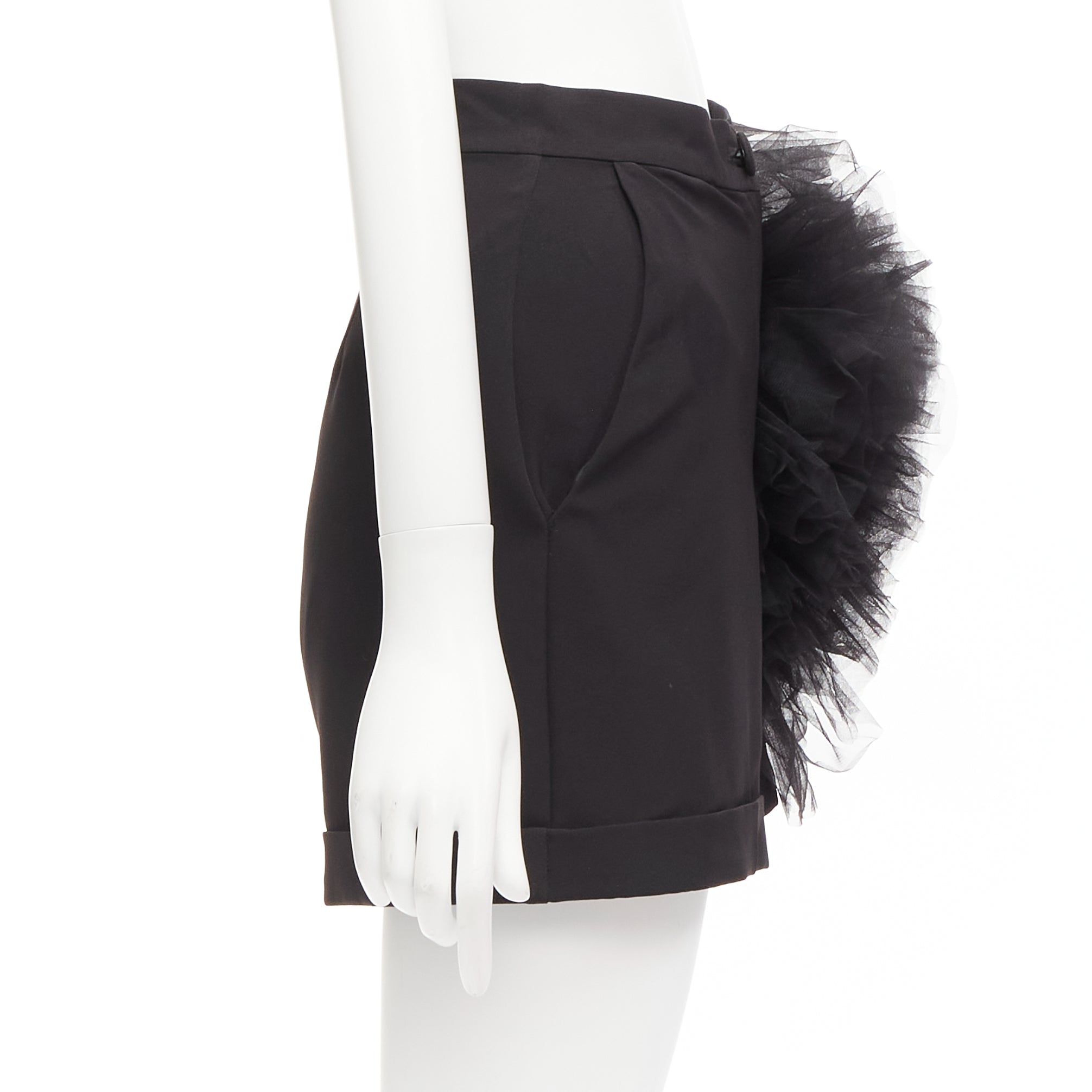 Loulou Tulle Flower Shorts - 4