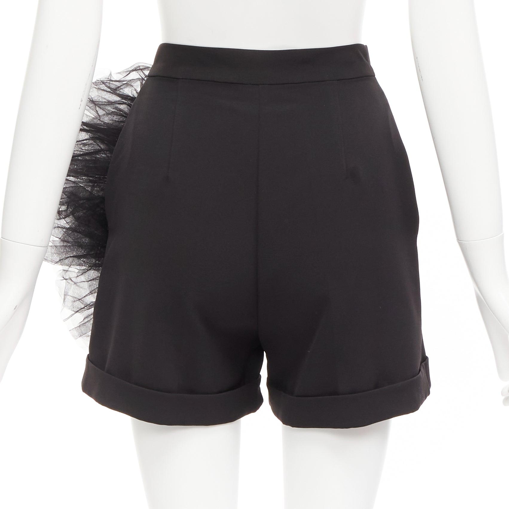 Loulou Tulle Flower Shorts - Side view