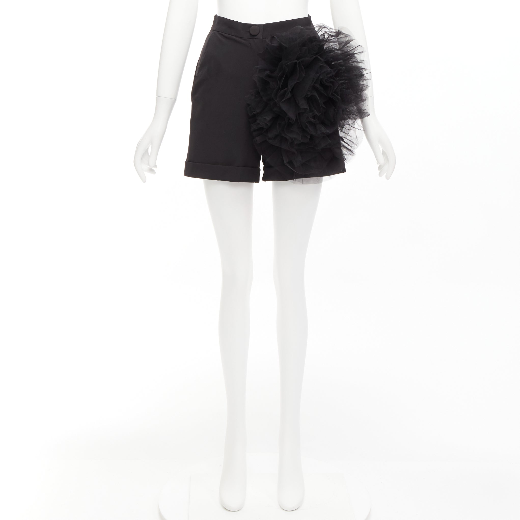 Loulou Tulle Flower Shorts - Image 11
