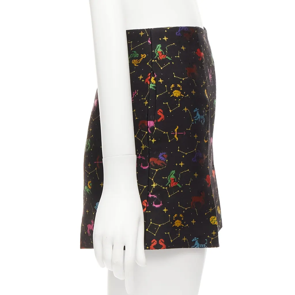 Dior Astrology Jacquard Shorts Black Polyester Never worn - Model View