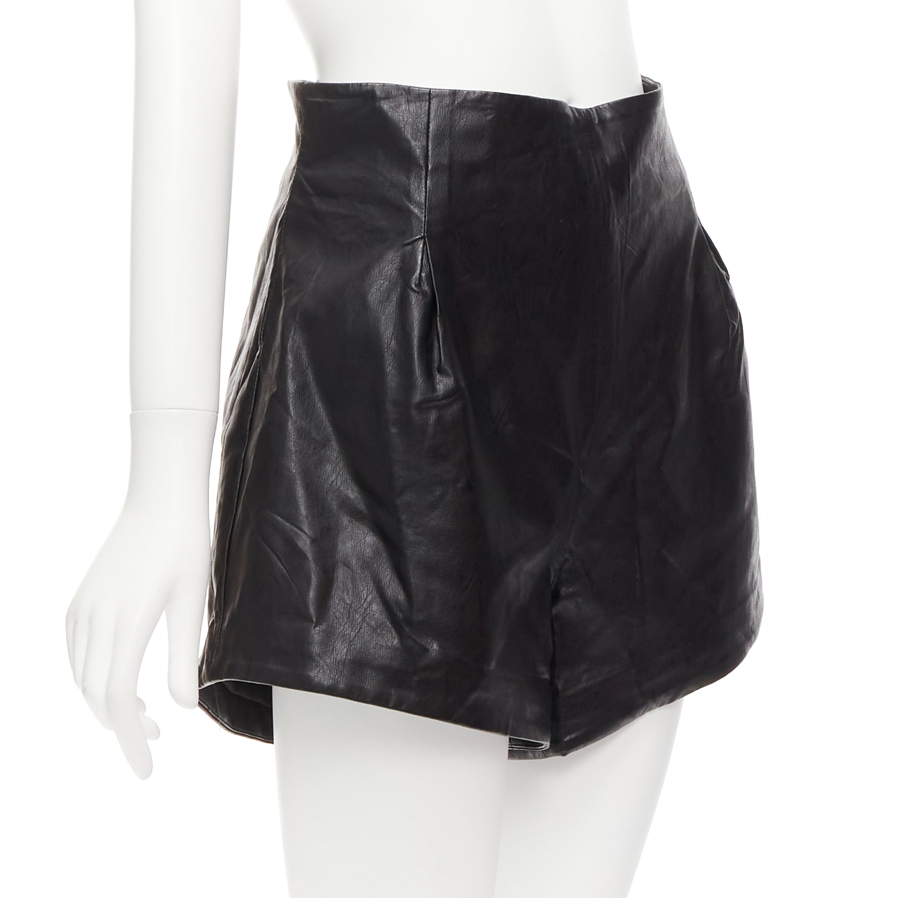 Bronx And Banco Paperbag Leather Shorts - Image 6