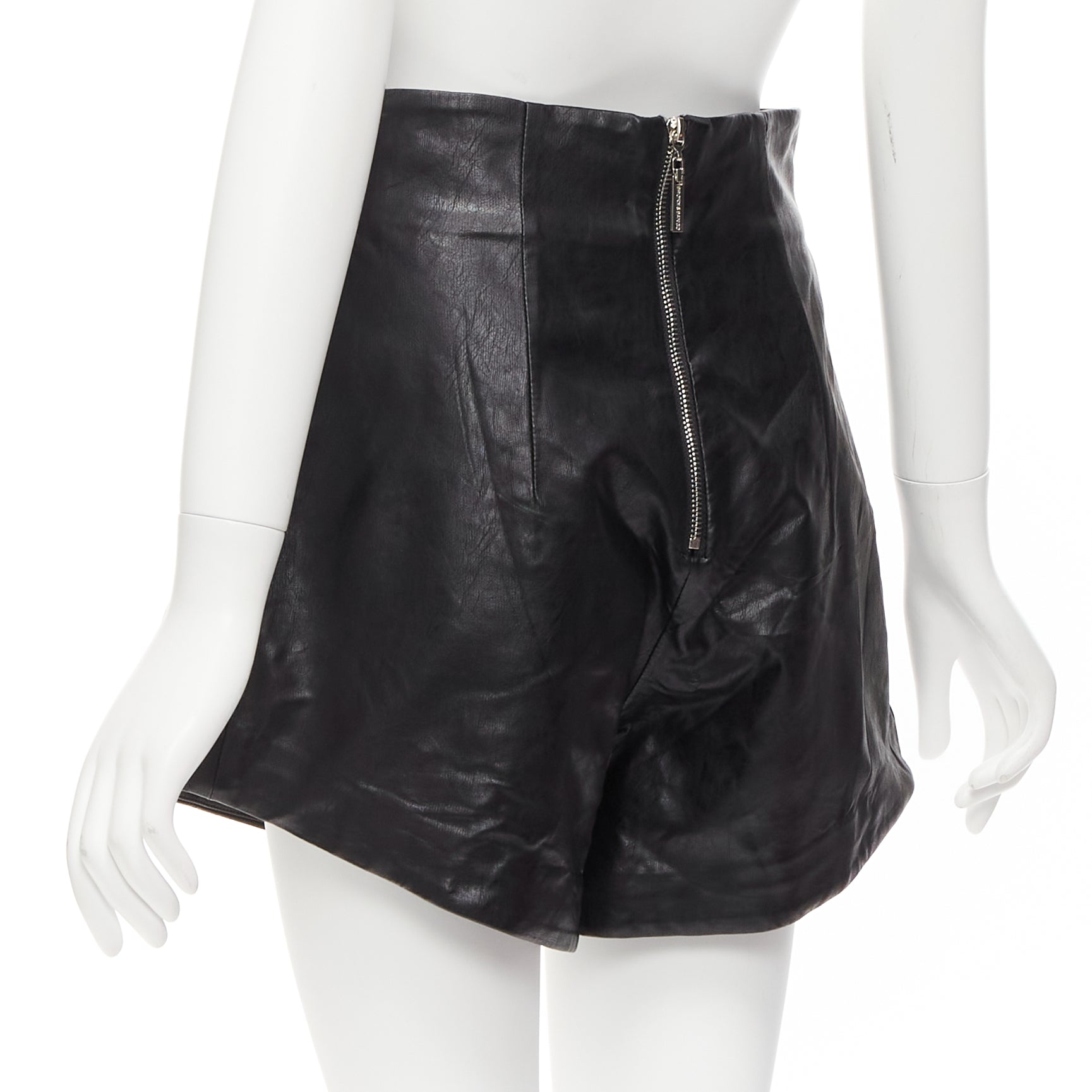 Bronx And Banco Paperbag Leather Shorts - Detail 1