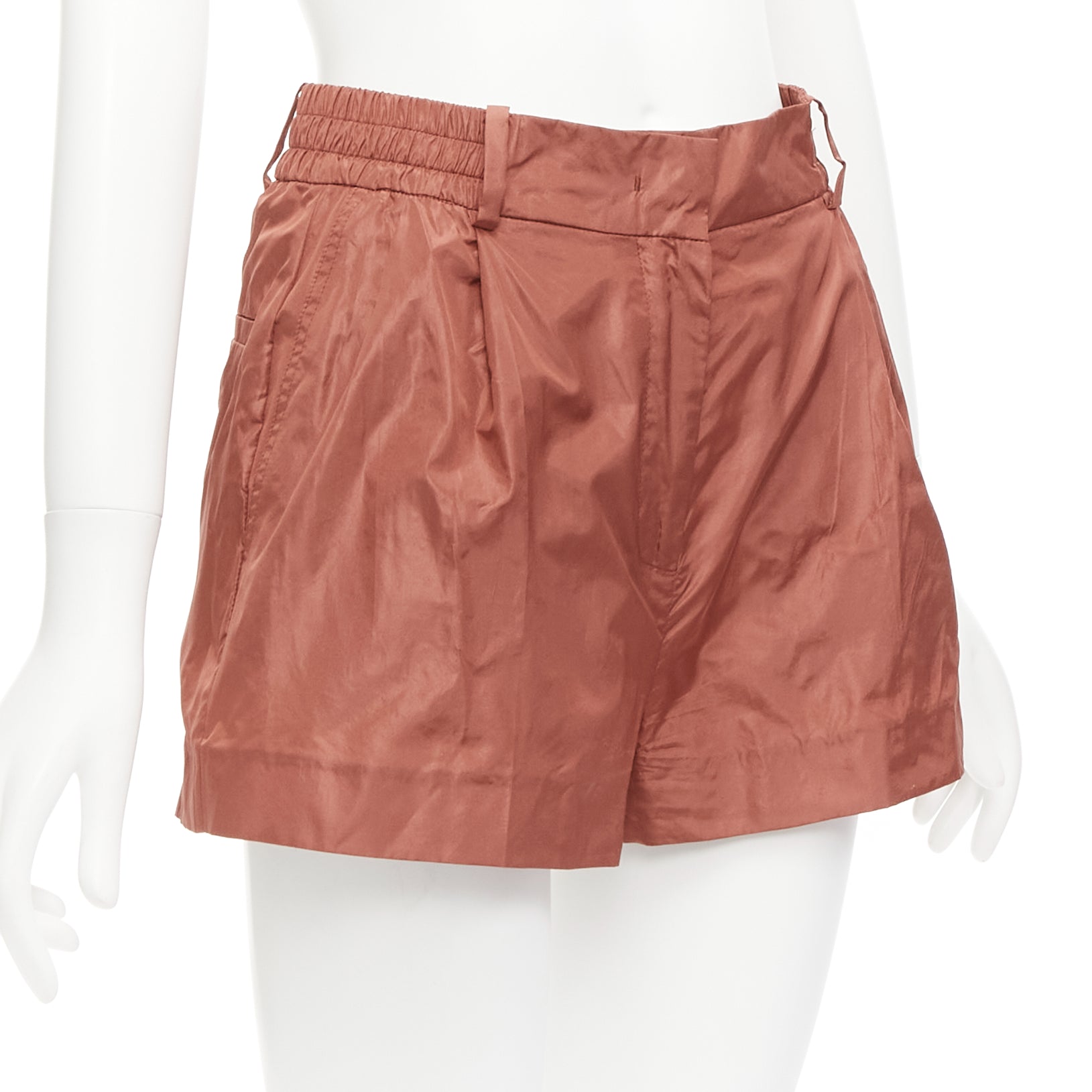 Valentino Garavani Brick Silk Shorts - Image 6