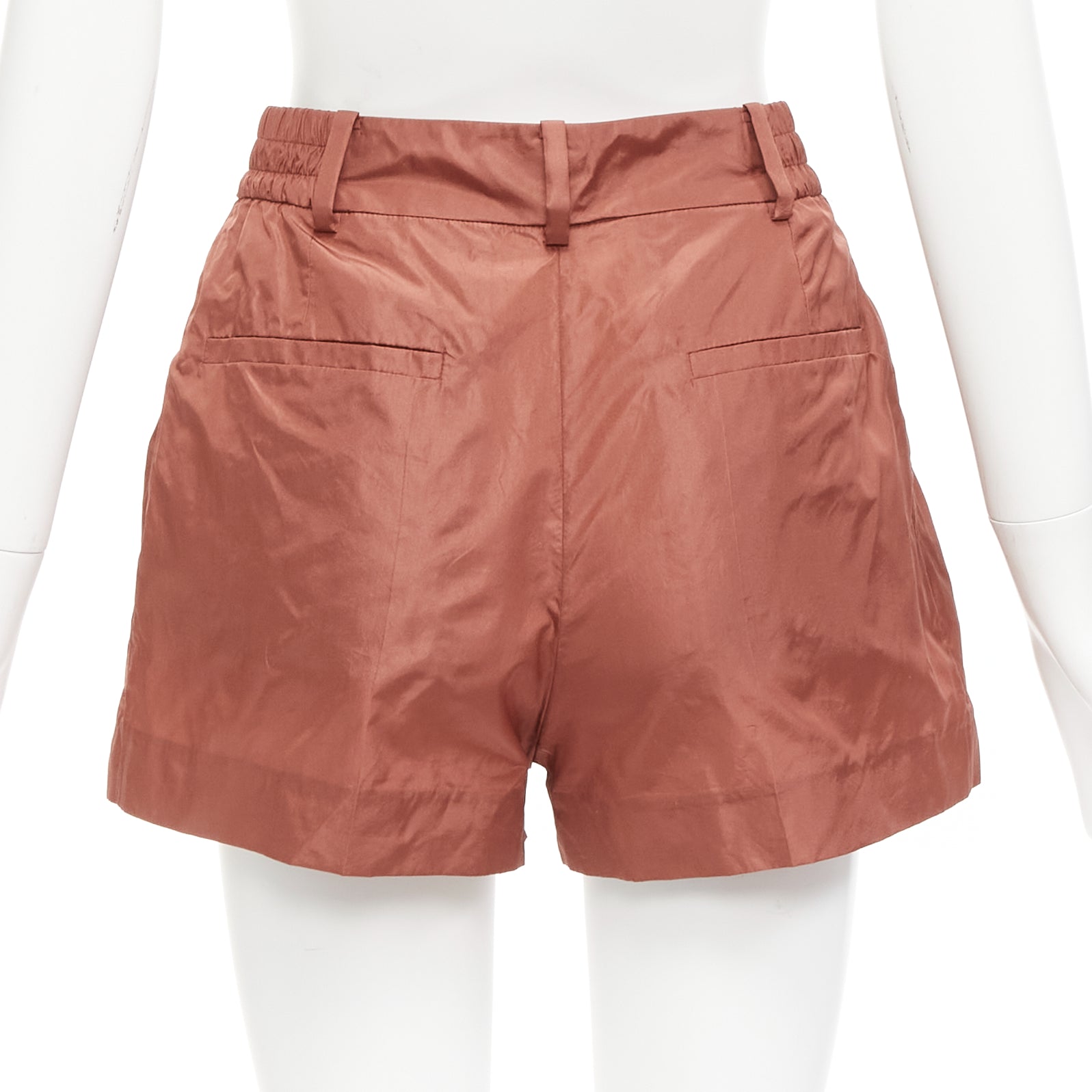 Valentino Garavani Brick Silk Shorts - Side view