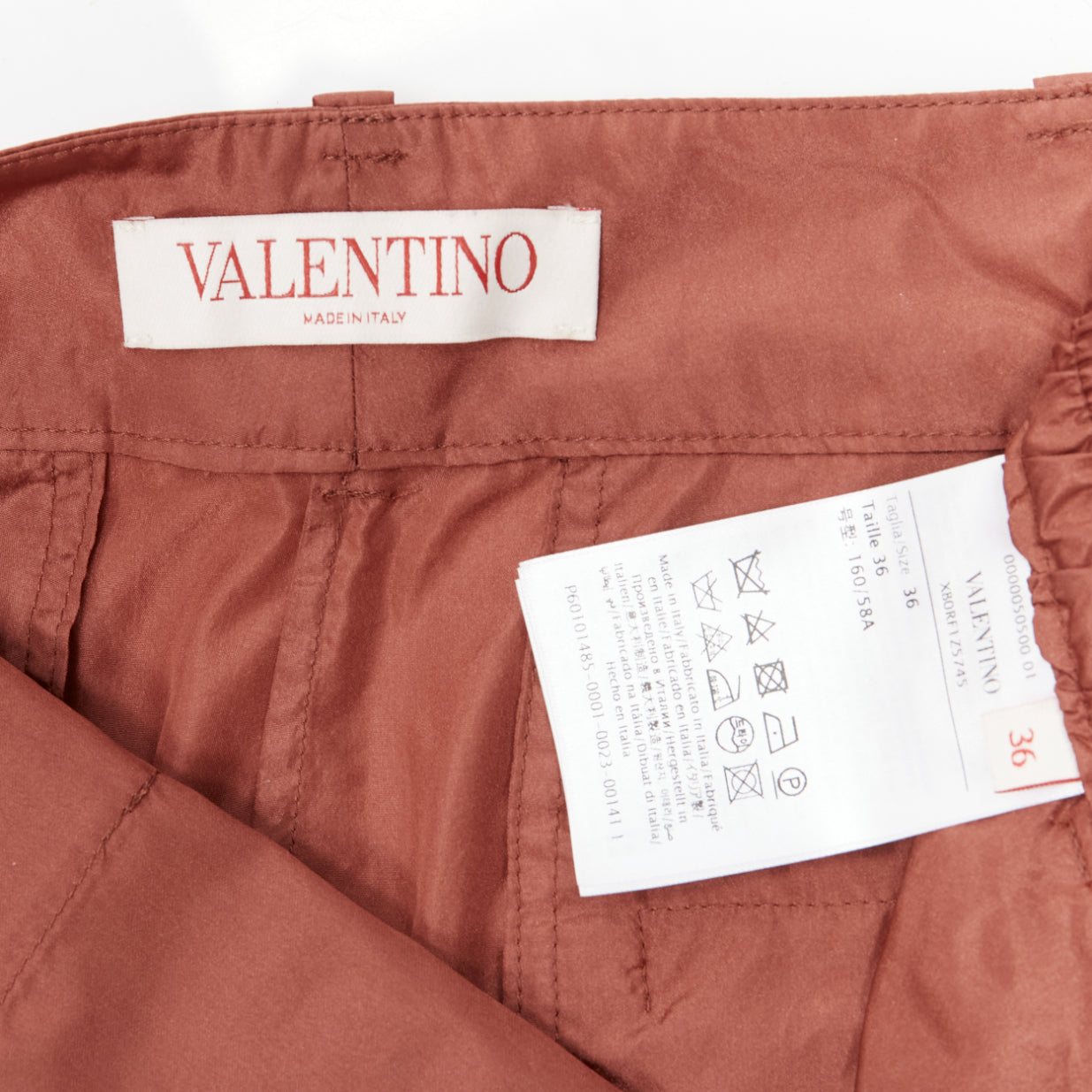 Valentino Garavani Brick Silk Shorts - Image 10
