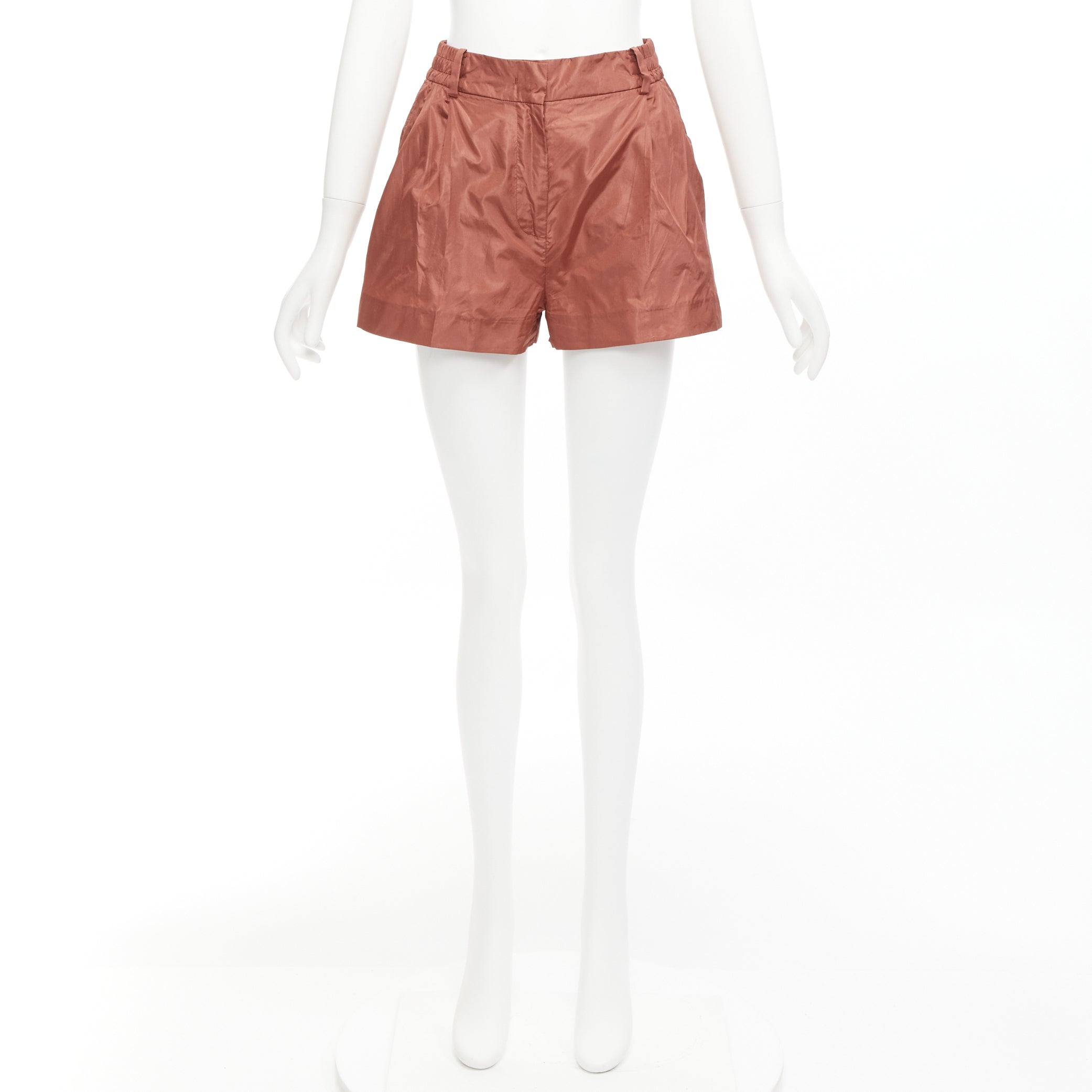 Valentino Garavani Brick Silk Shorts - Image 11