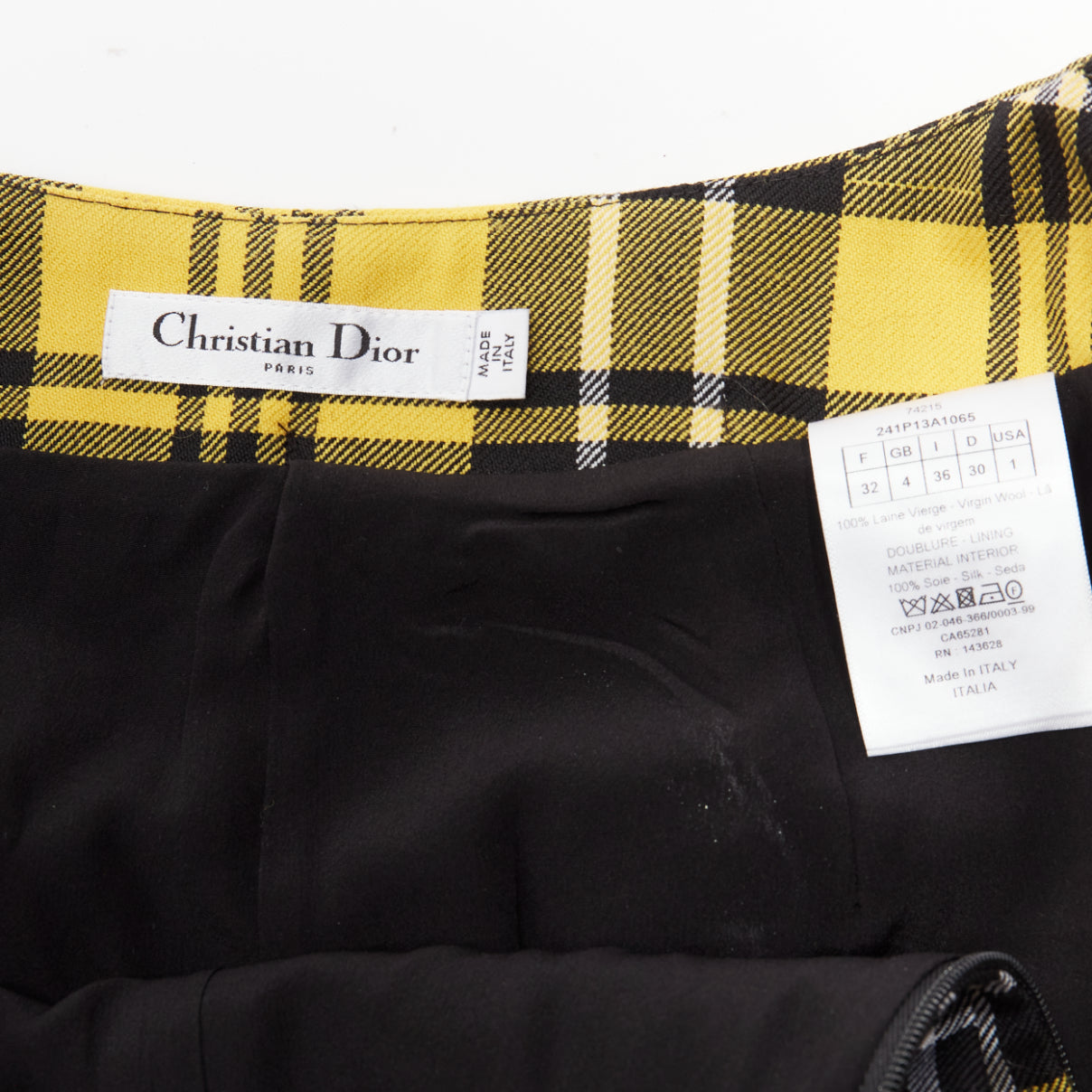 Dior Plaid Wool Shorts - Image 10