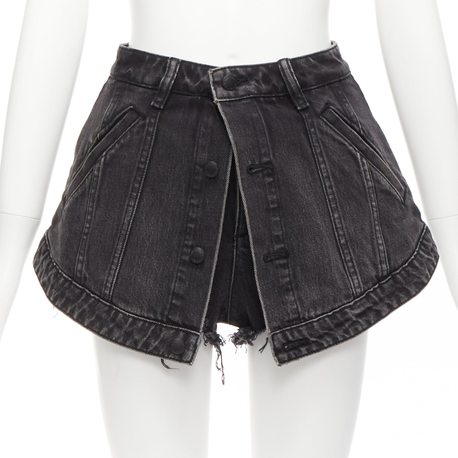 Alexander Wang Cutaway Skort Shorts